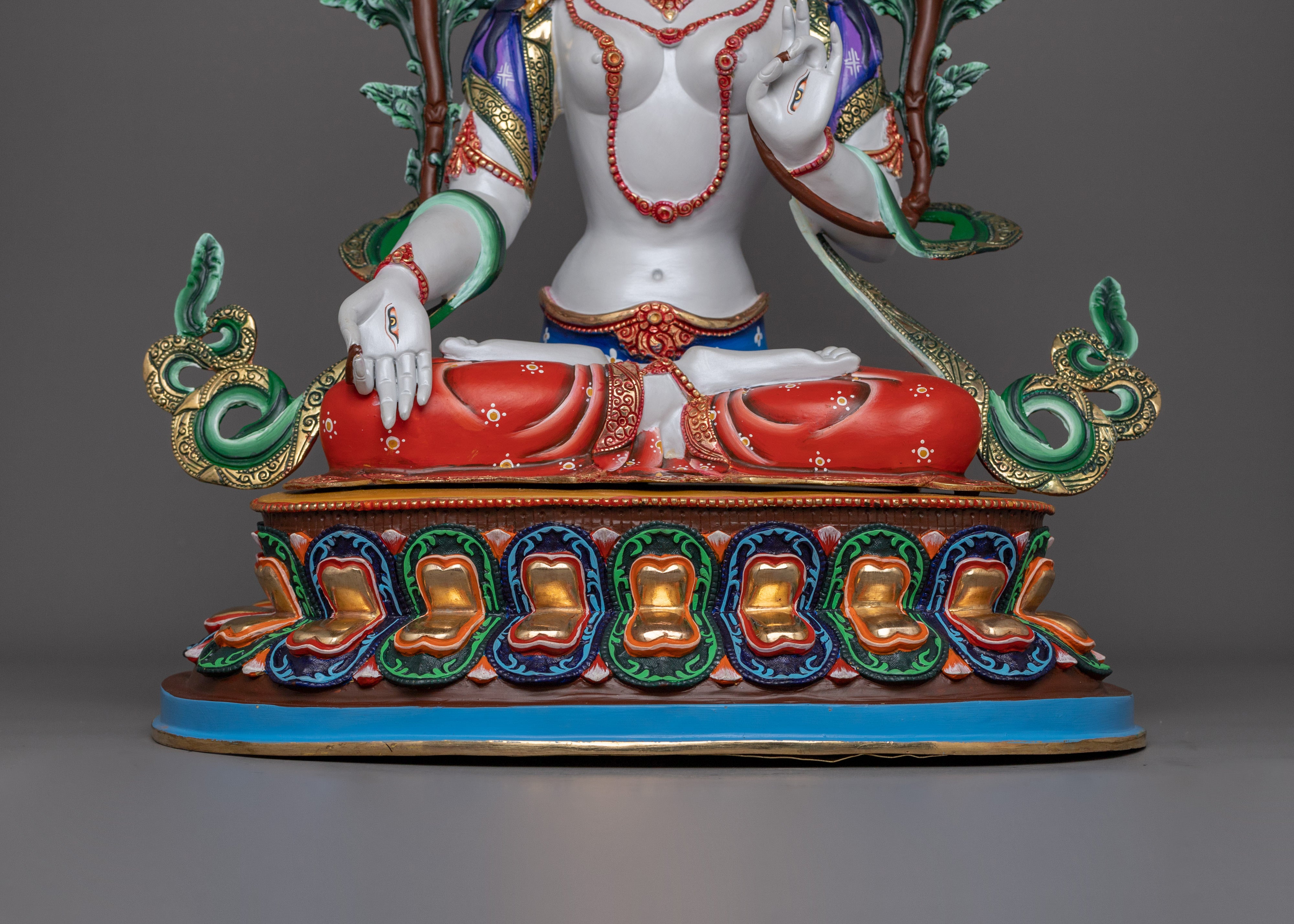 Traditional Himalayan Art of White Tara | The Pure Liberator