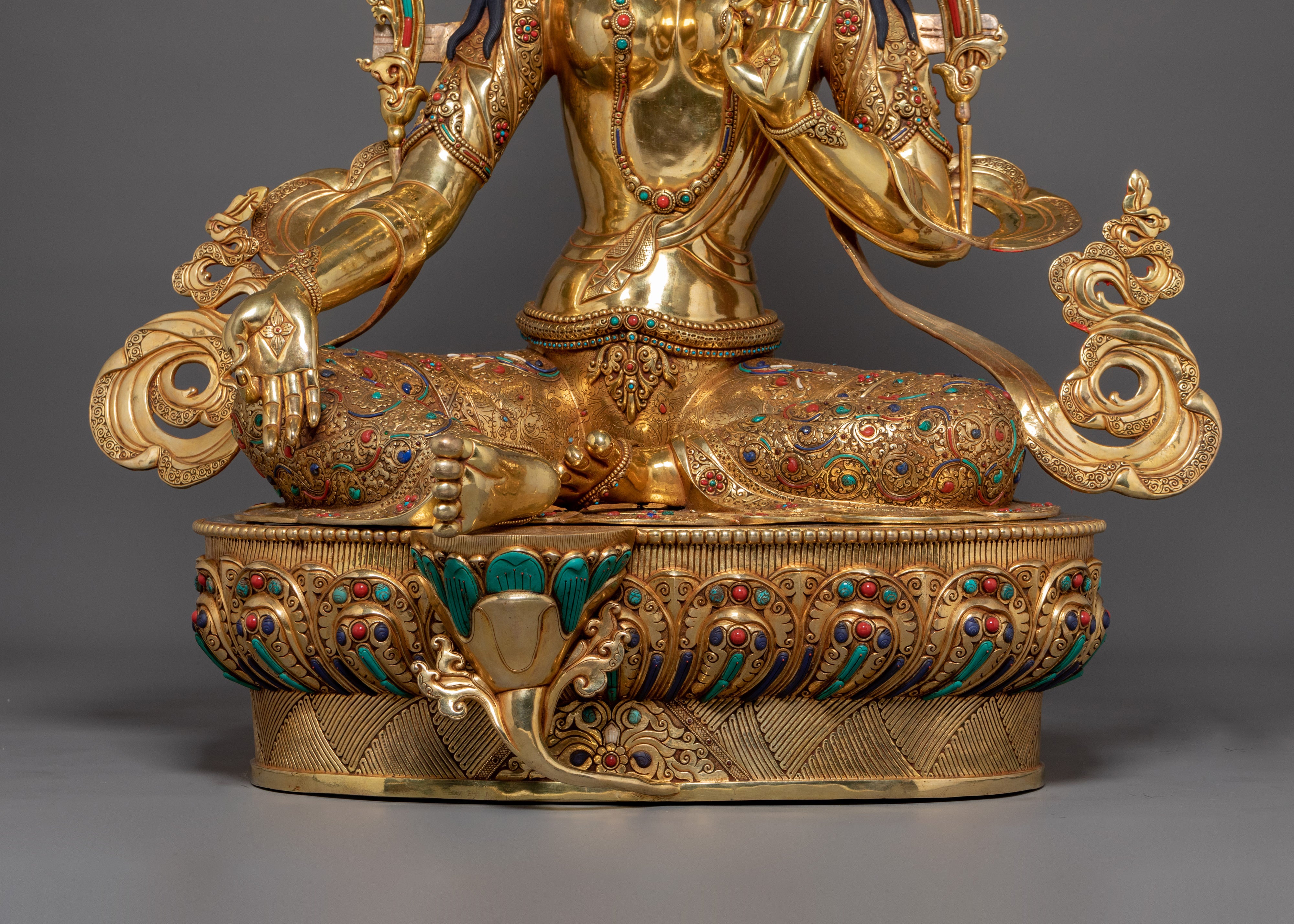 Dharma Buddha Green Tara Statue | Mother of Compassion