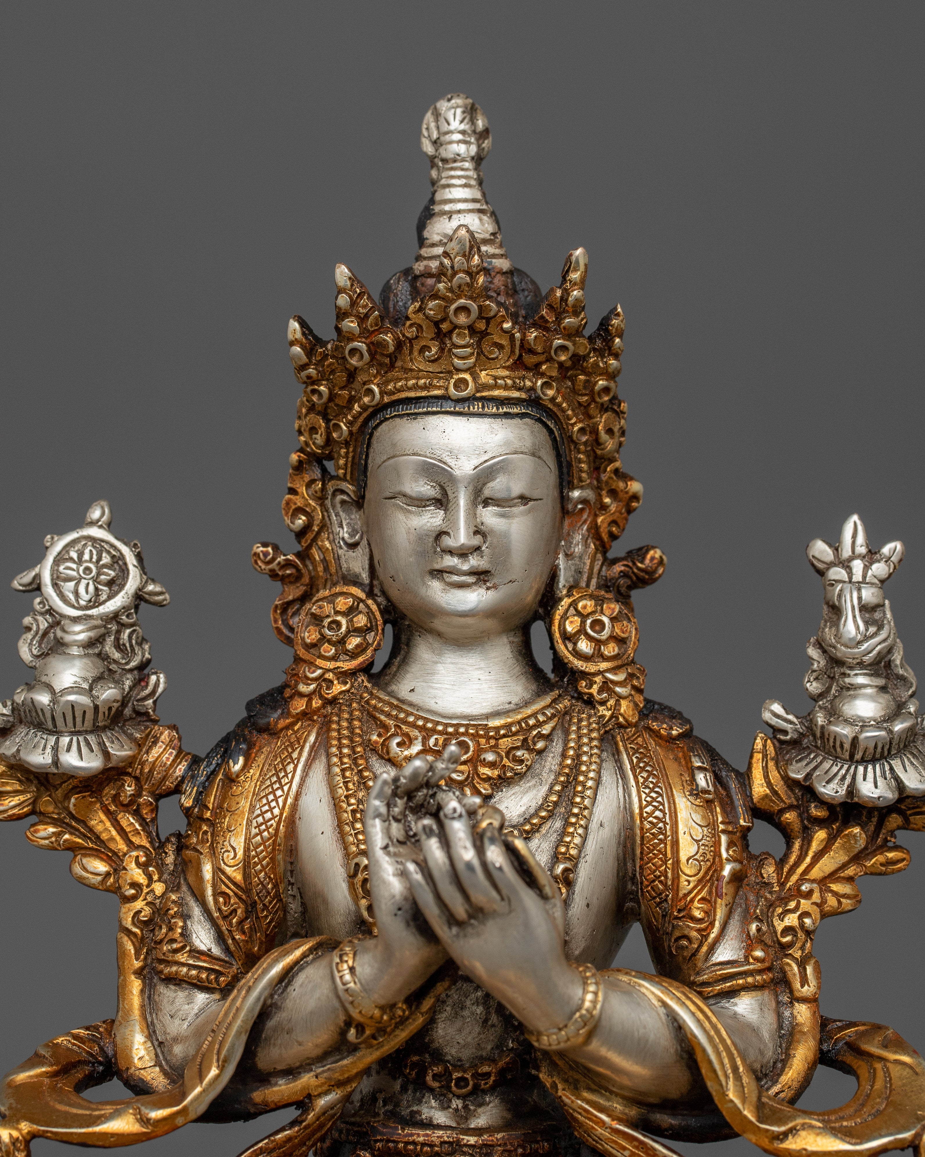 Future Maitreya Buddha Statue | Traditional Artwork