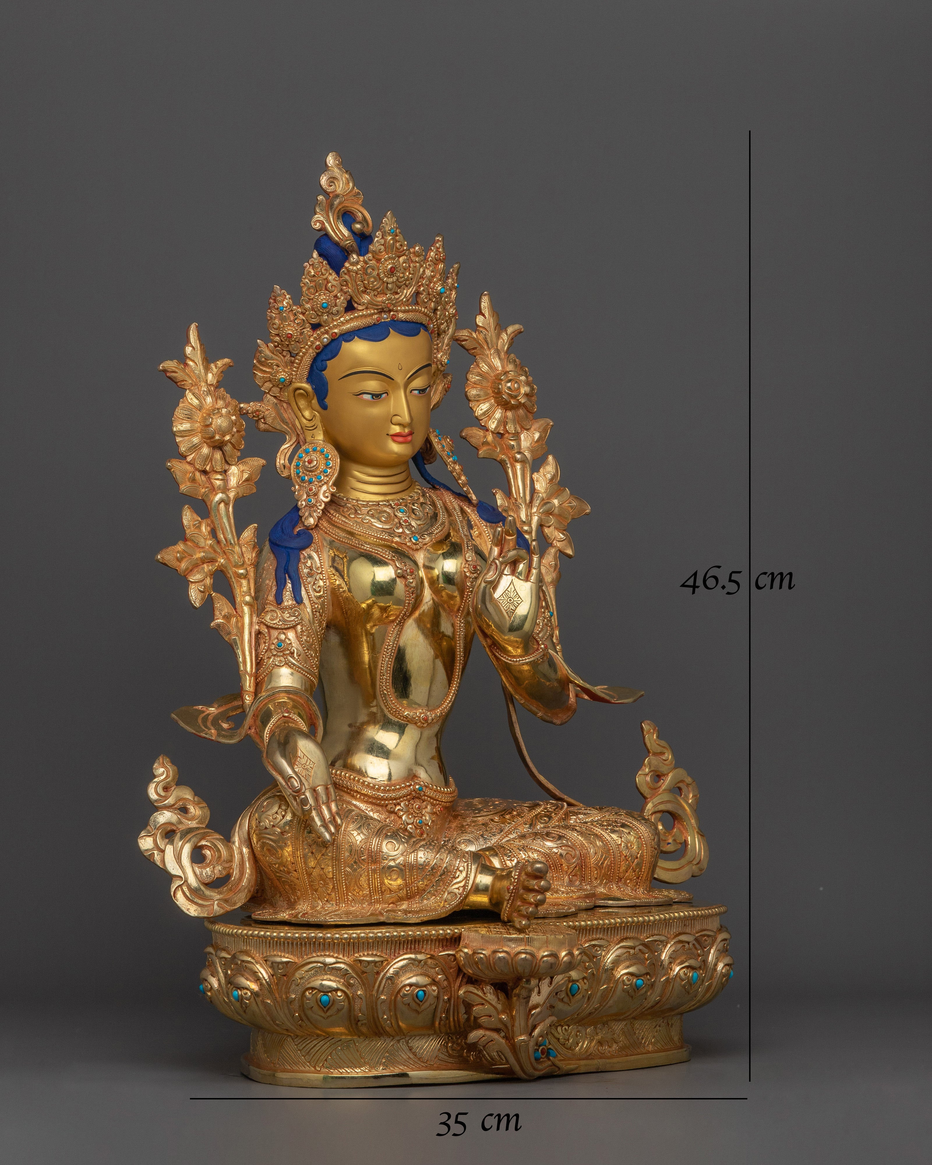 statue-of-mother-of-liberation-green-tara