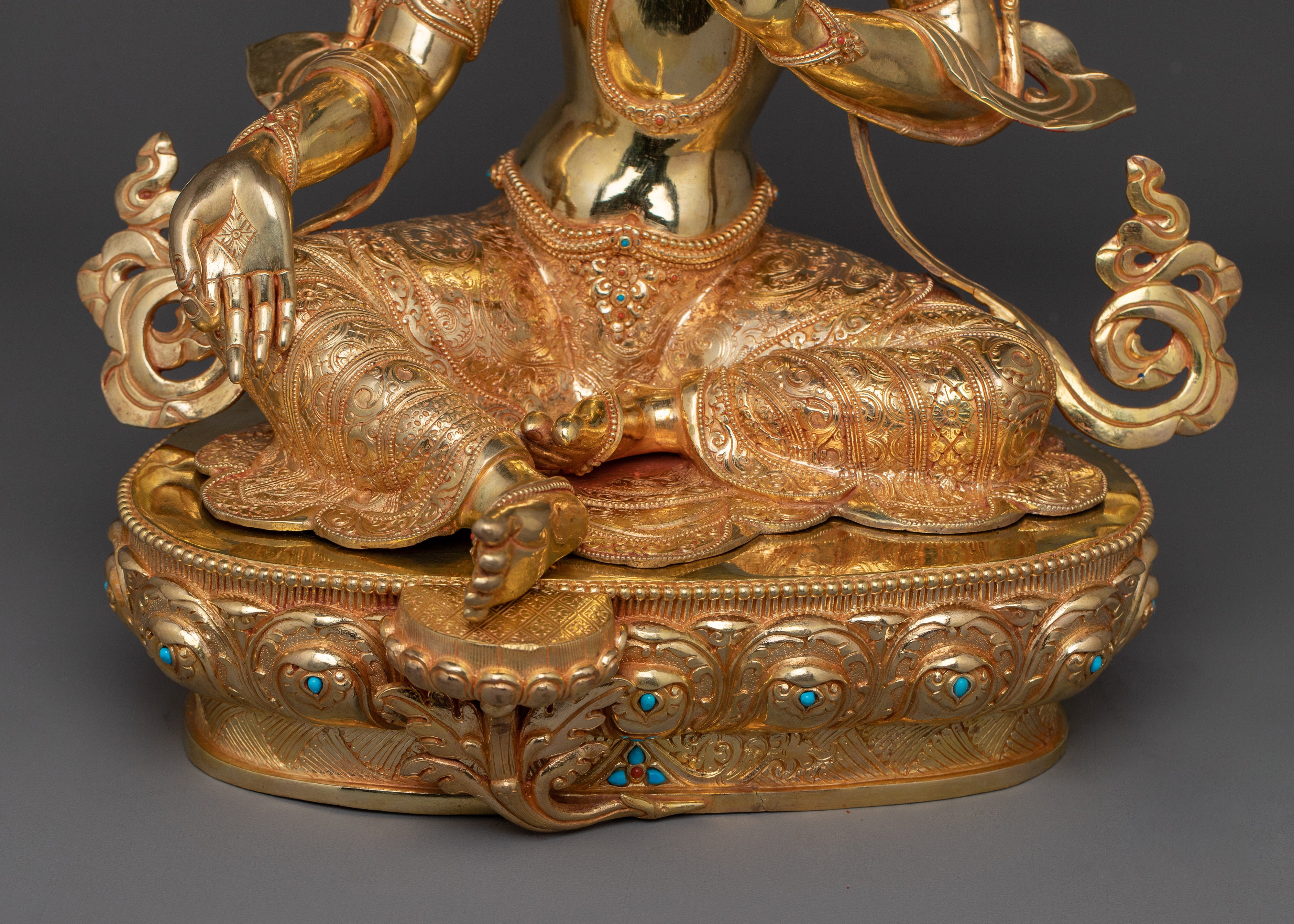 Statue of Mother of Liberation Green Tara | The Swift Saviouress