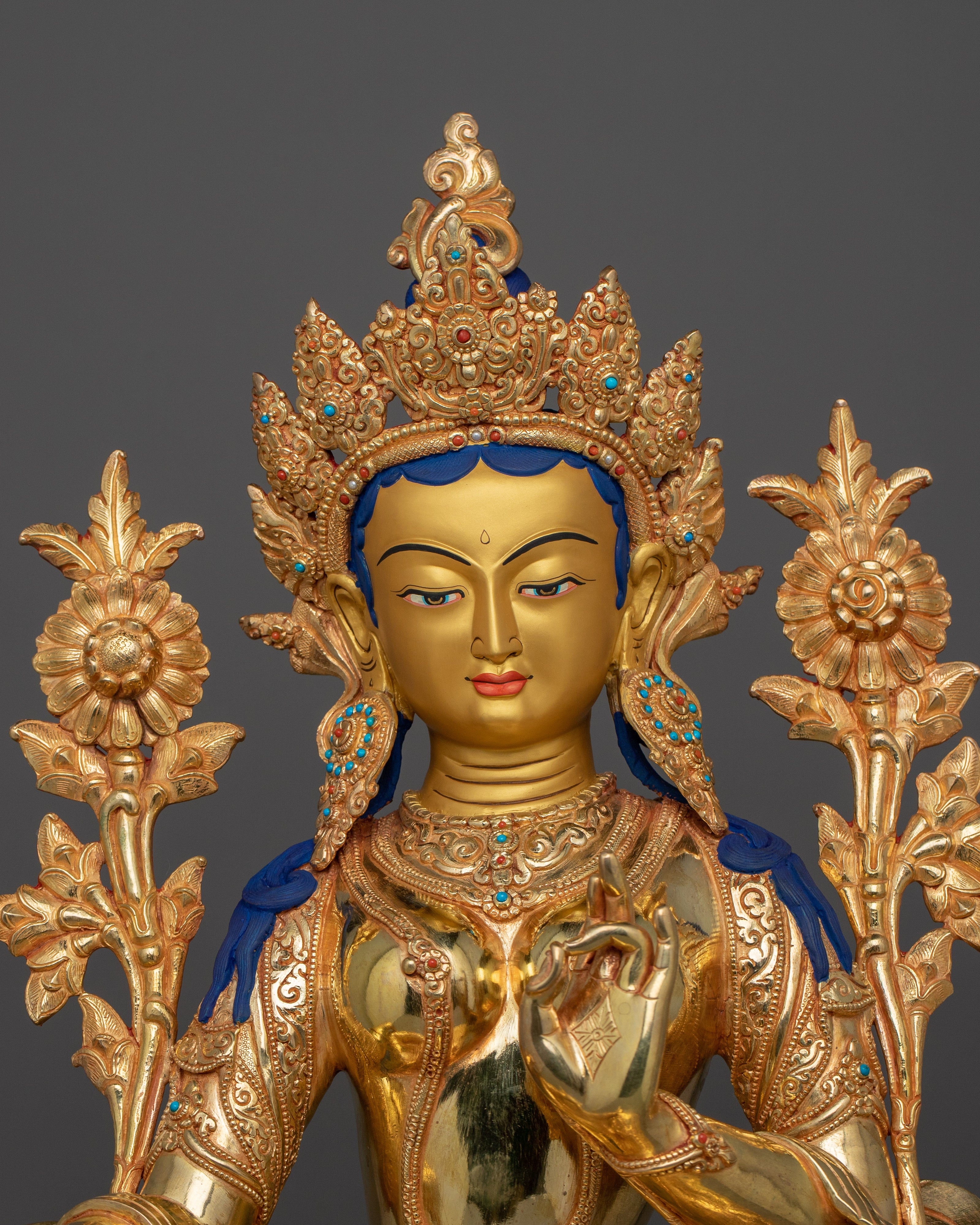 Statue of Mother of Liberation Green Tara | The Swift Saviouress