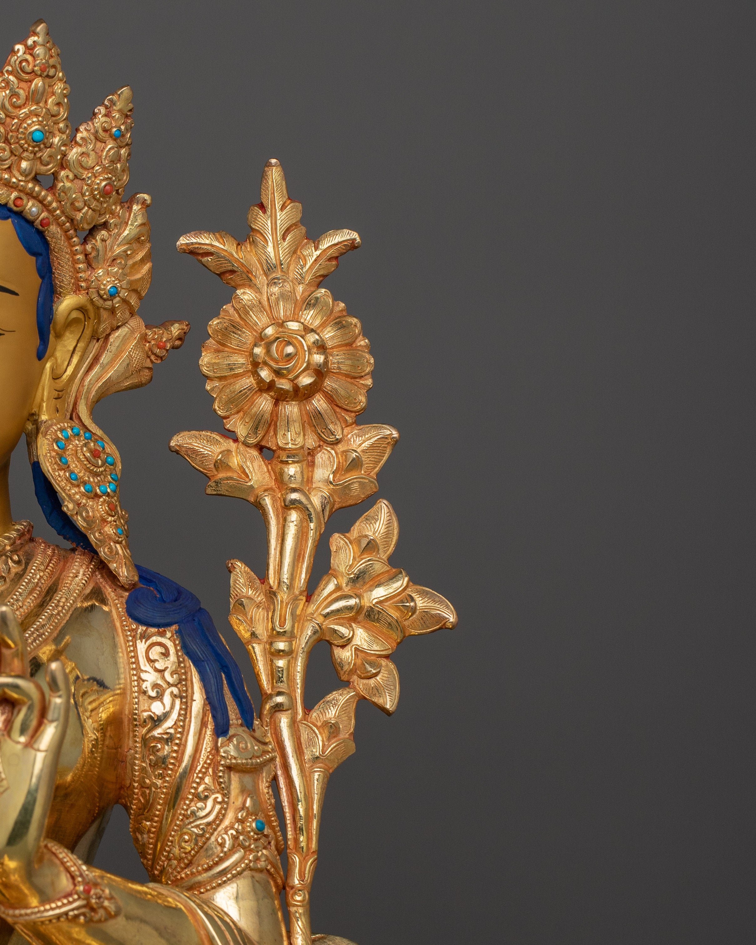 Statue of Mother of Liberation Green Tara | The Swift Saviouress