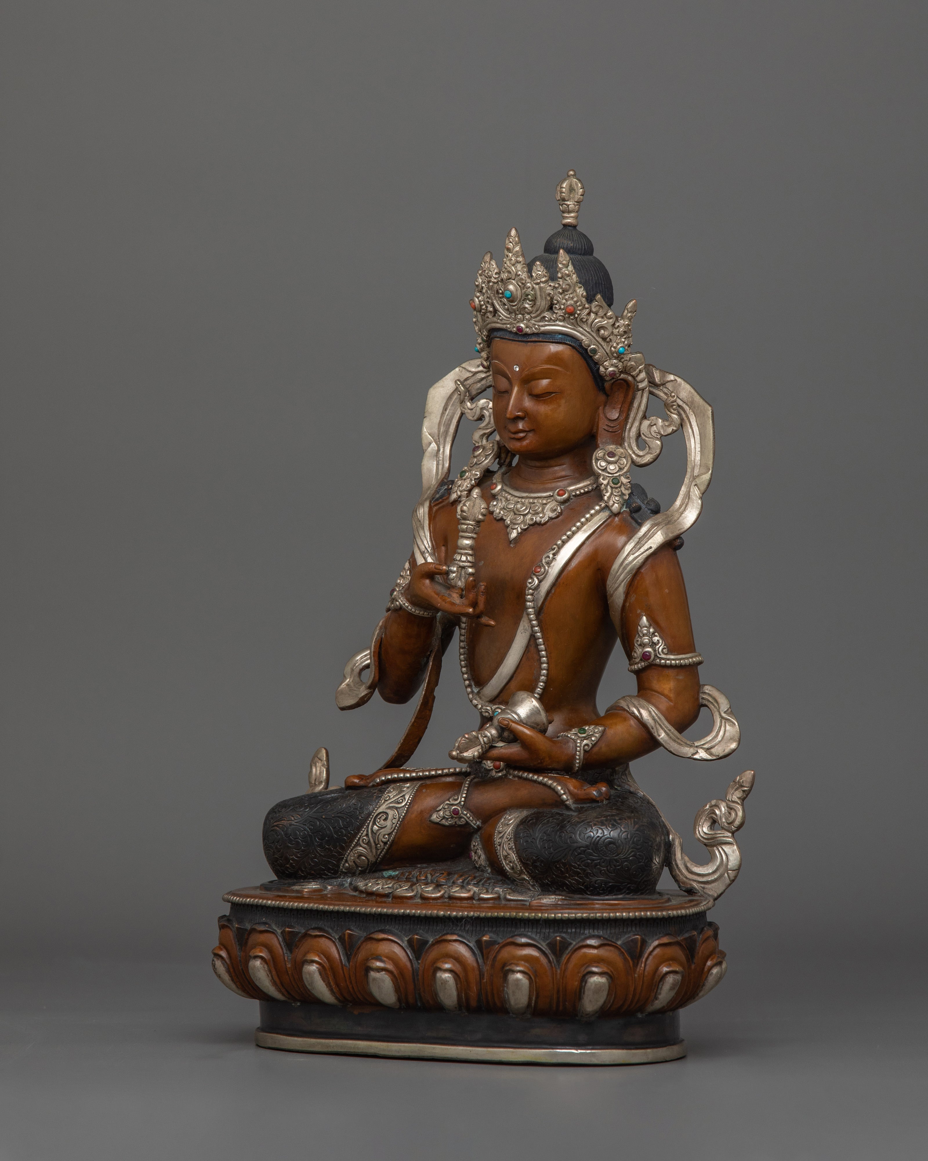 Vajrasattva "Lord of Purification" Statue | Bell and Vajra Holder Deity
