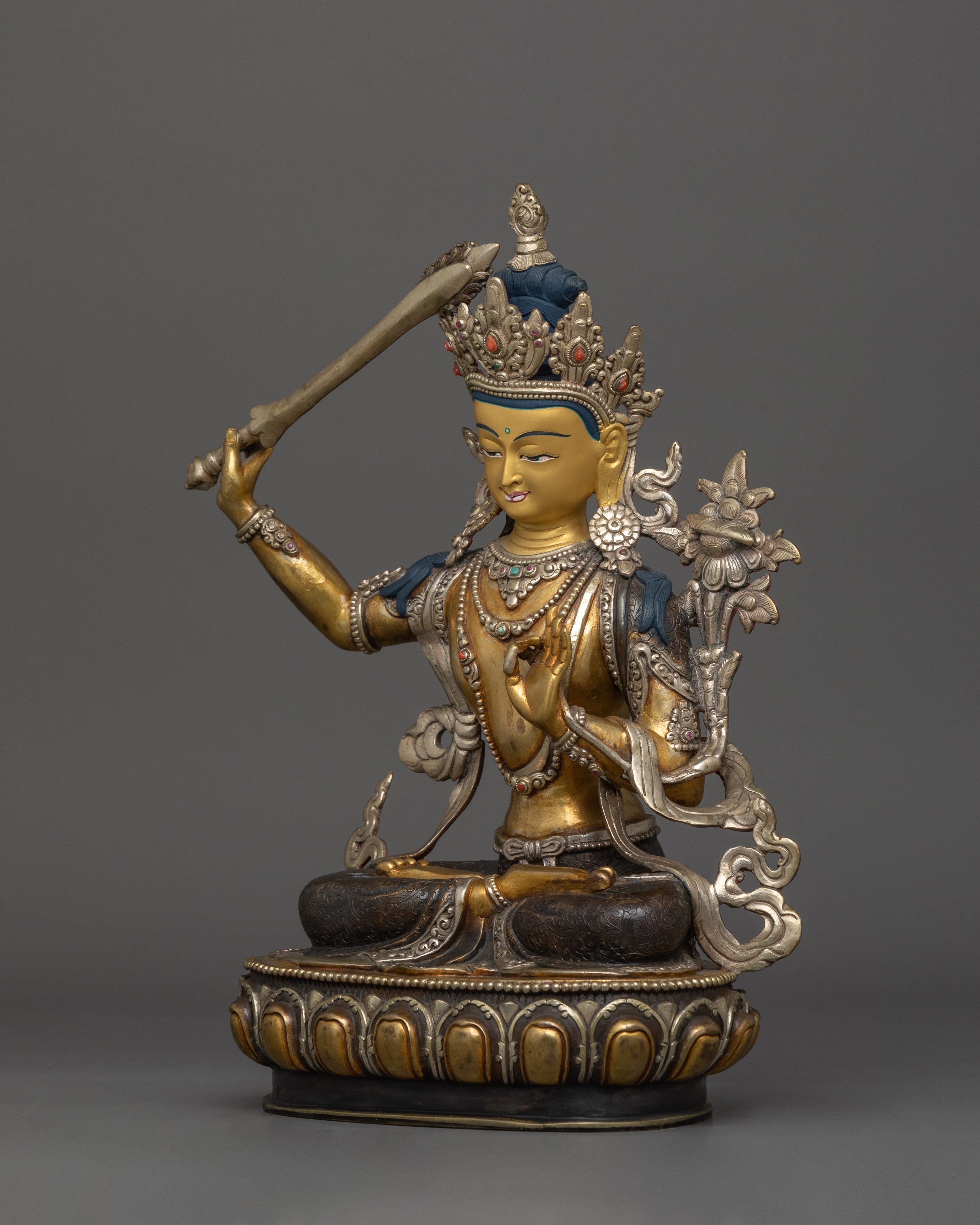 Flaming Sword Holder Manjushri | Bodhisattva of Wisdom