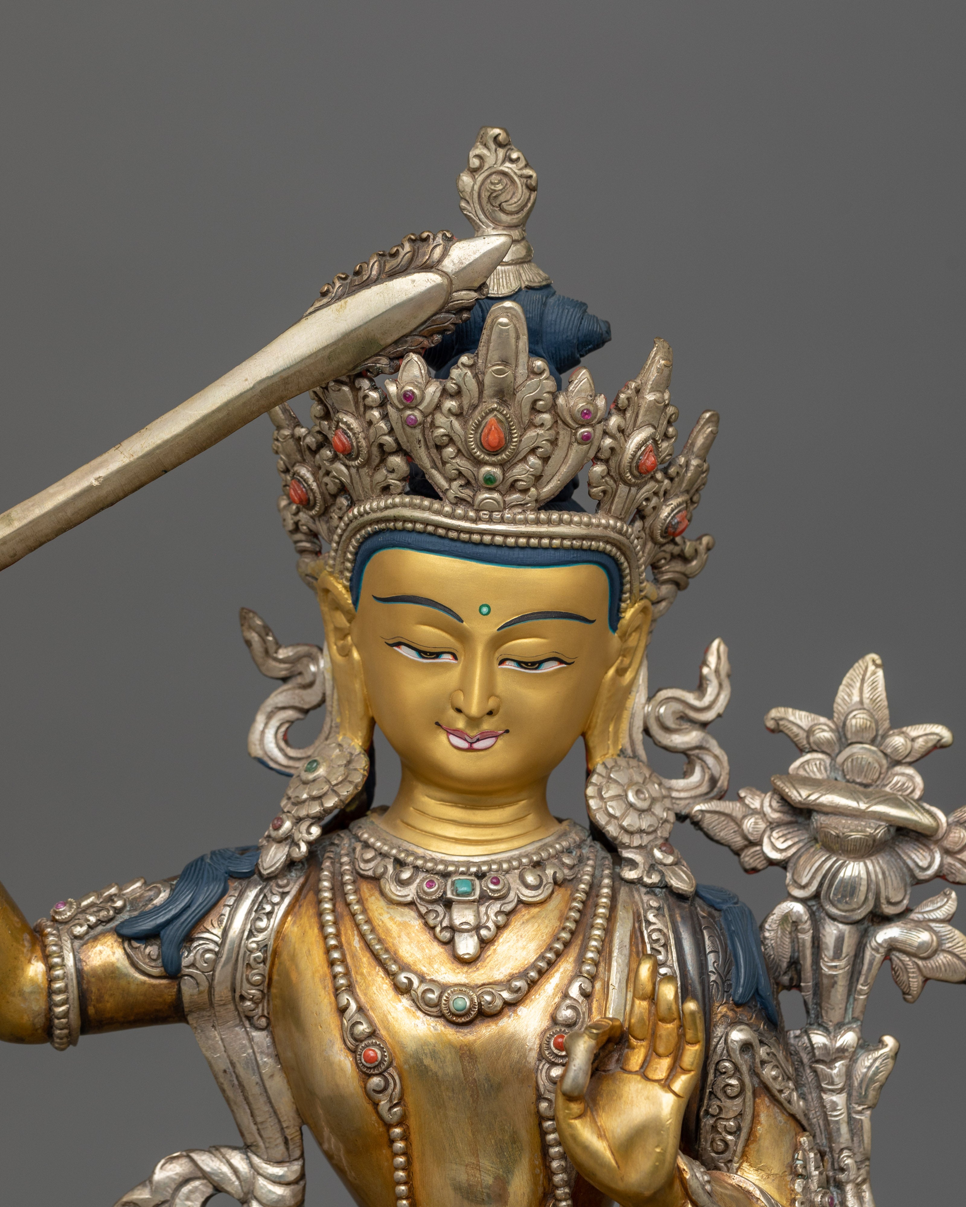 Flaming Sword Holder Manjushri | Bodhisattva of Wisdom
