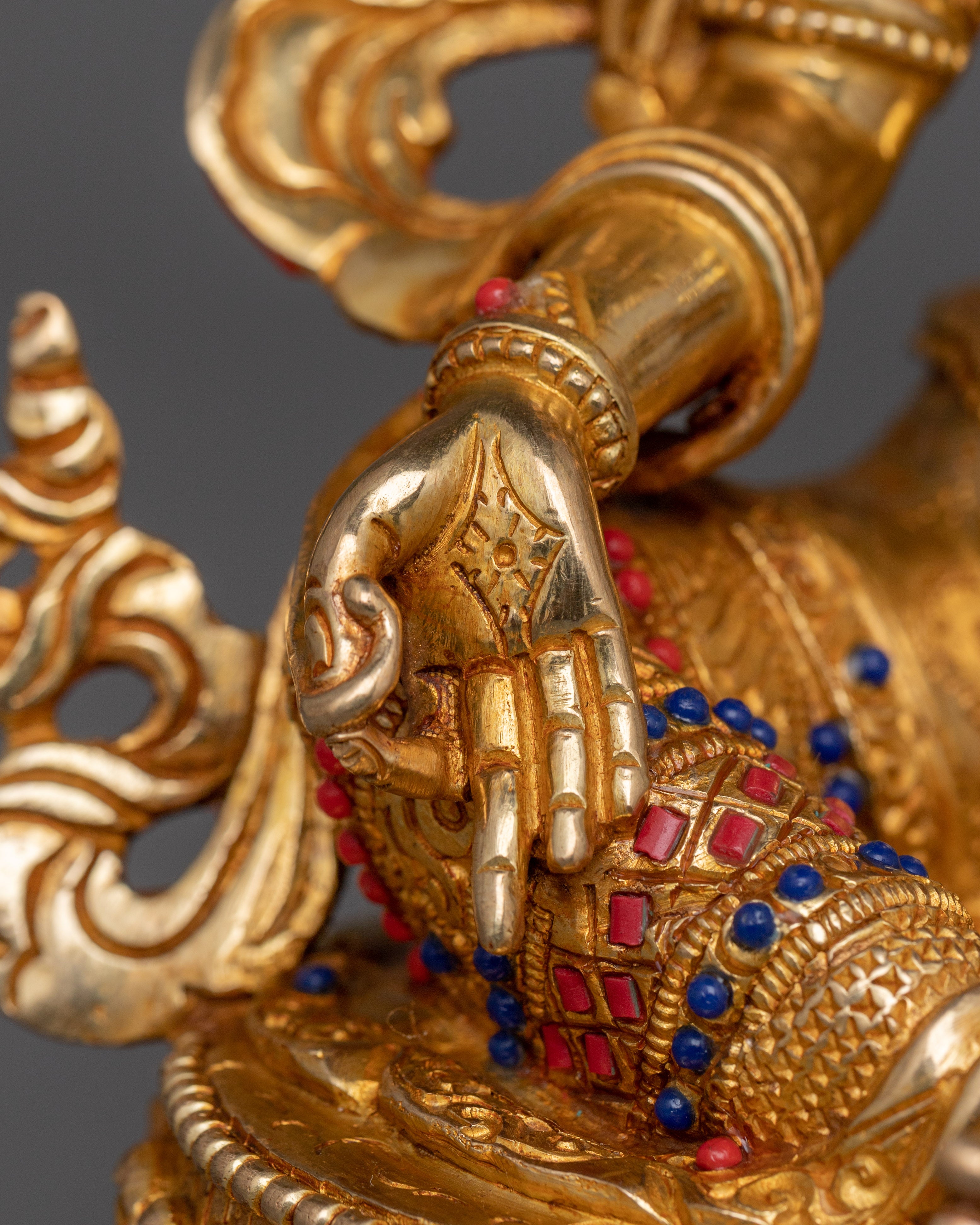 Handcrafted Statue of Enlighten Compassion Green Tara | The Swift Savior