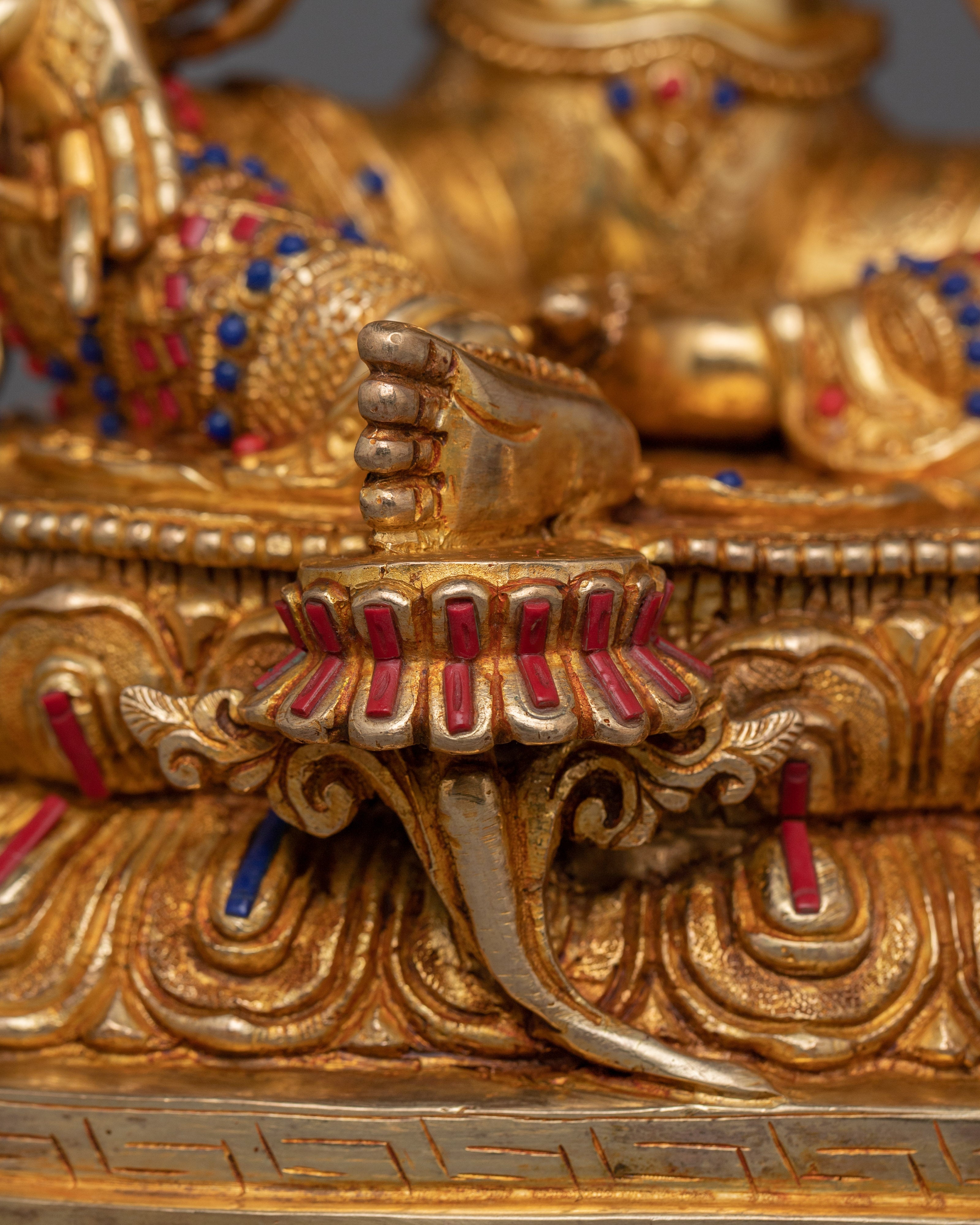 Handcrafted Statue of Enlighten Compassion Green Tara | The Swift Savior