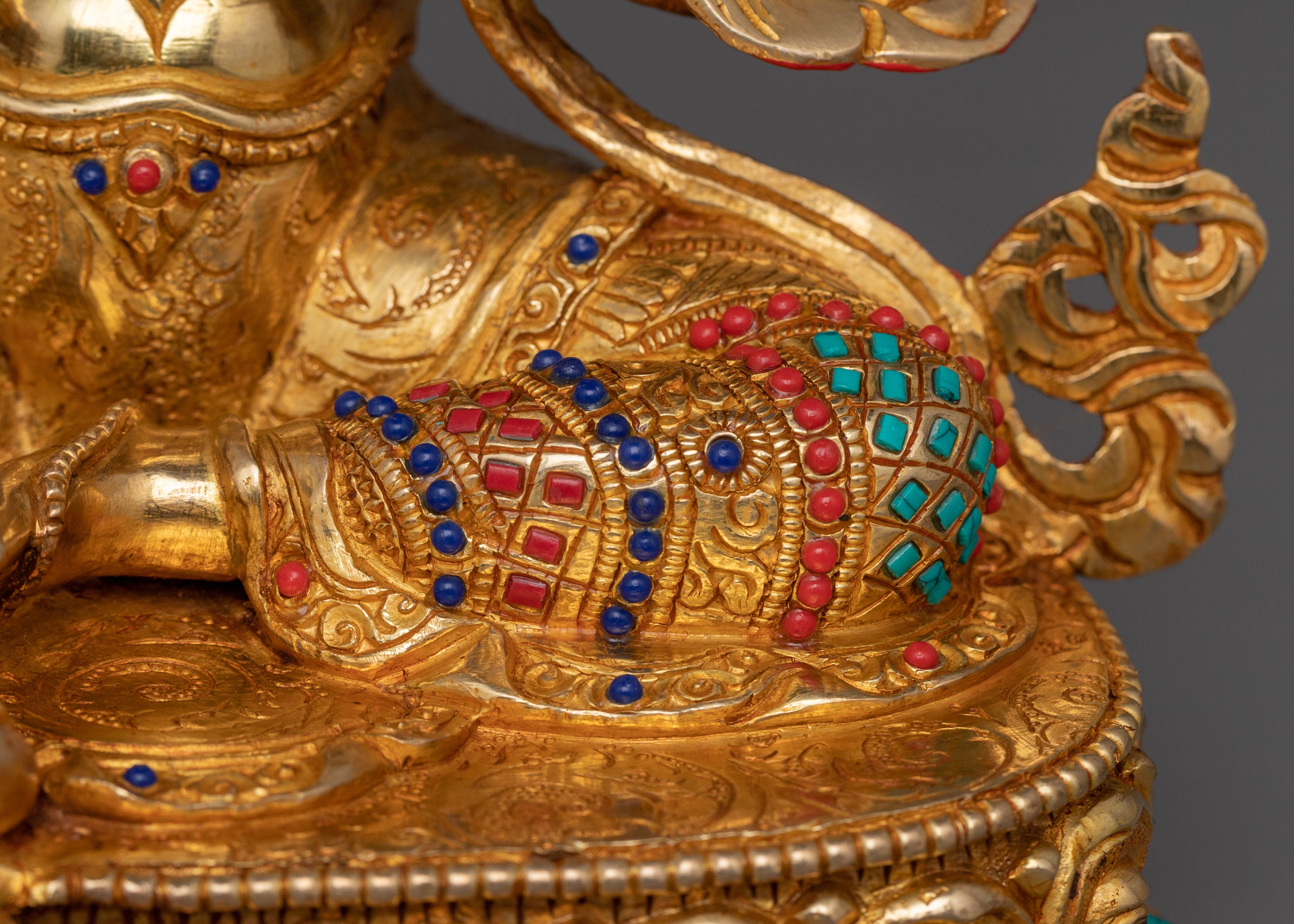 Handcrafted Statue of Enlighten Compassion Green Tara | The Swift Savior