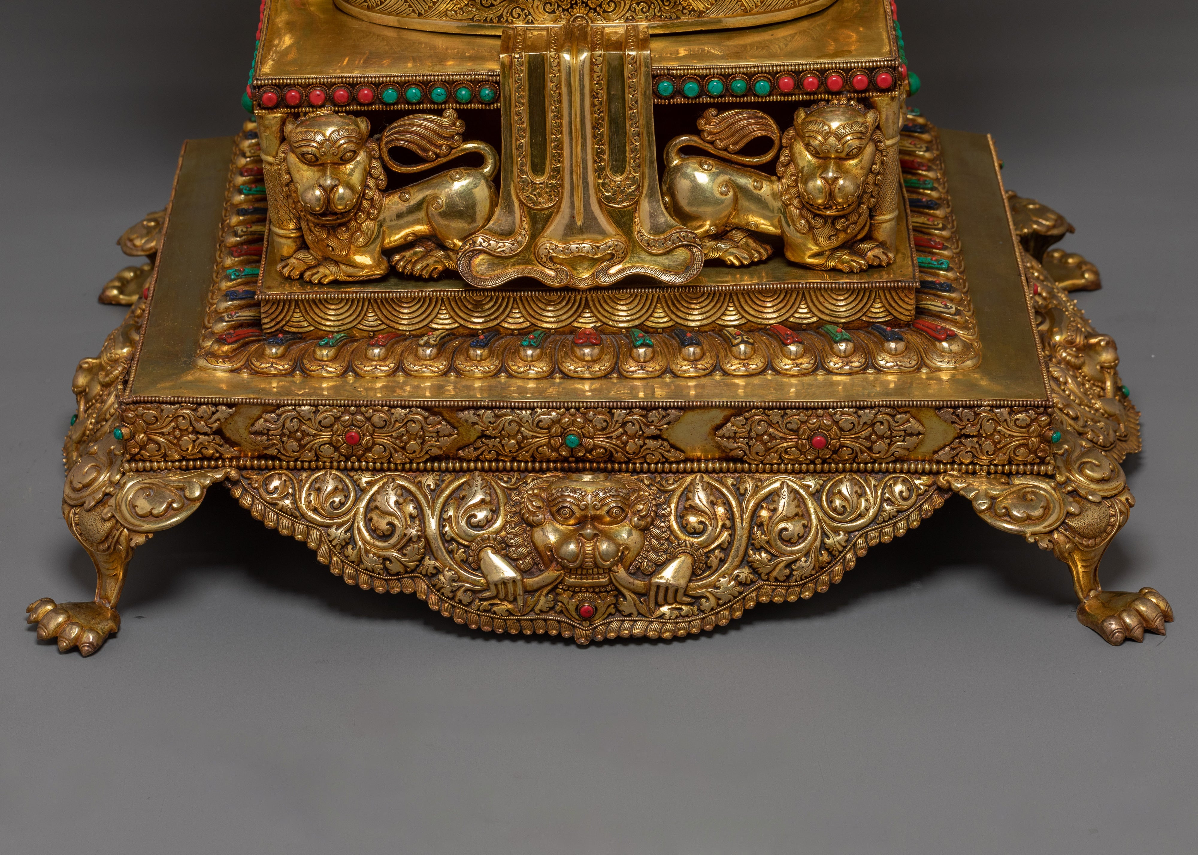 Statue of Buddha Shakyamuni On throne | Sage of the Shakya Clan