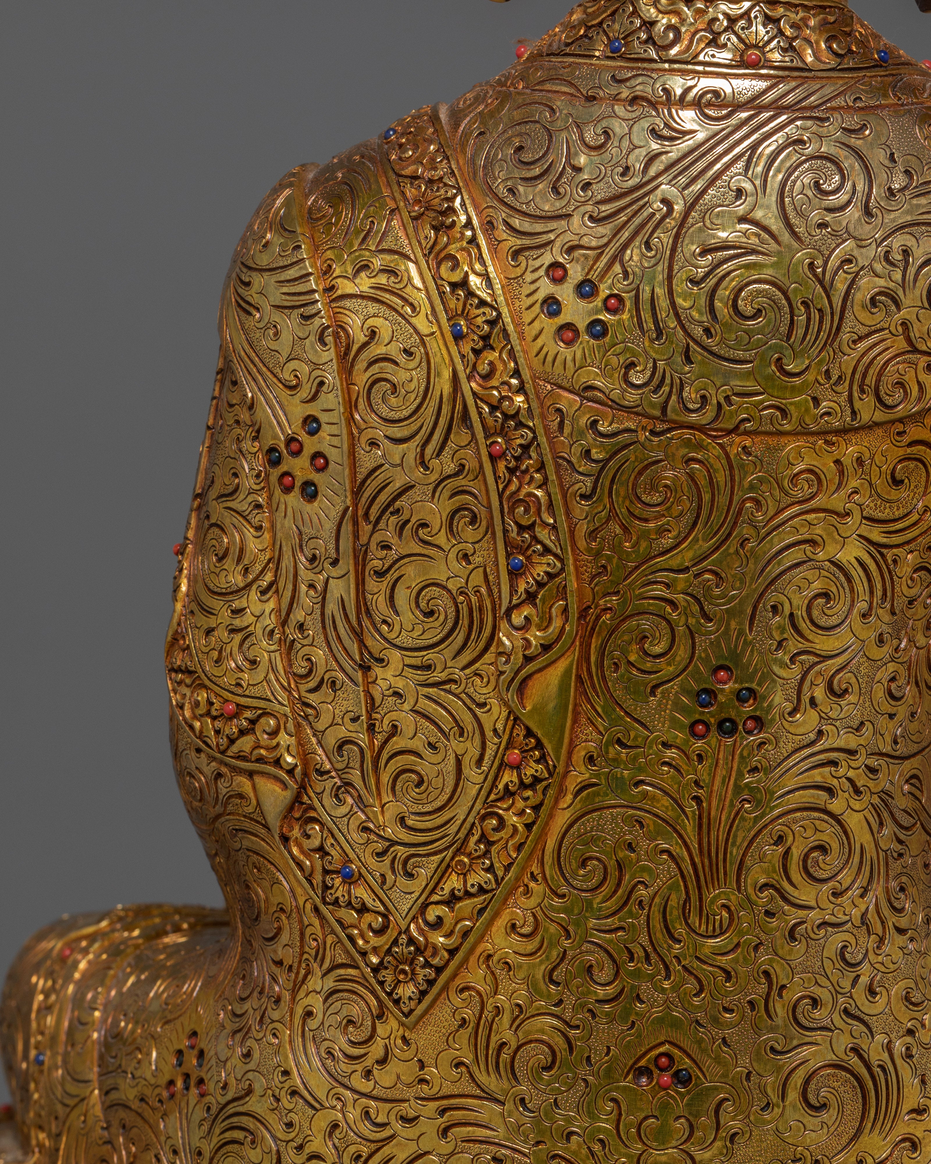 Statue of Buddha Shakyamuni On throne | Sage of the Shakya Clan