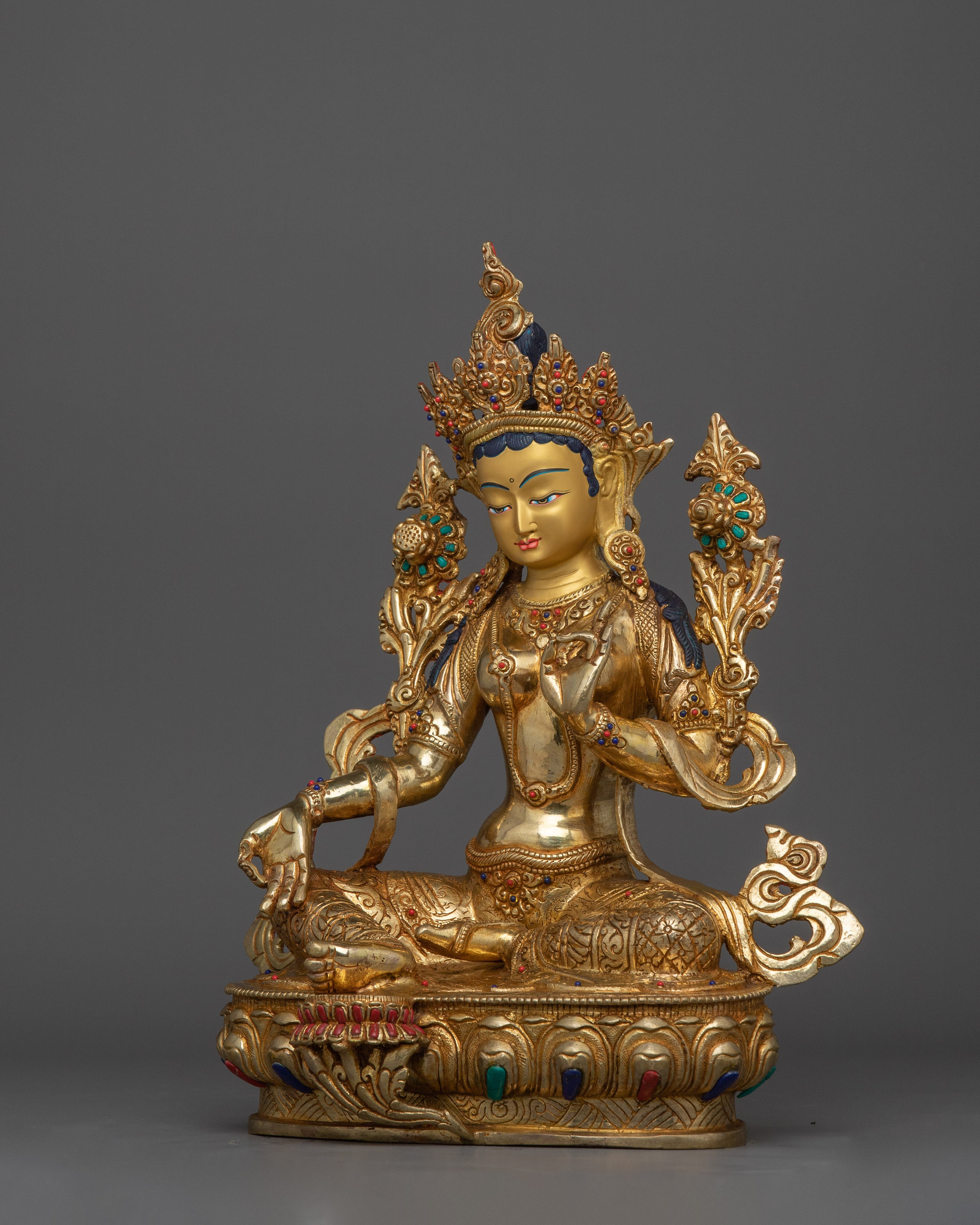 Deity of Protection Green Tara Statue | Mother of Liberation