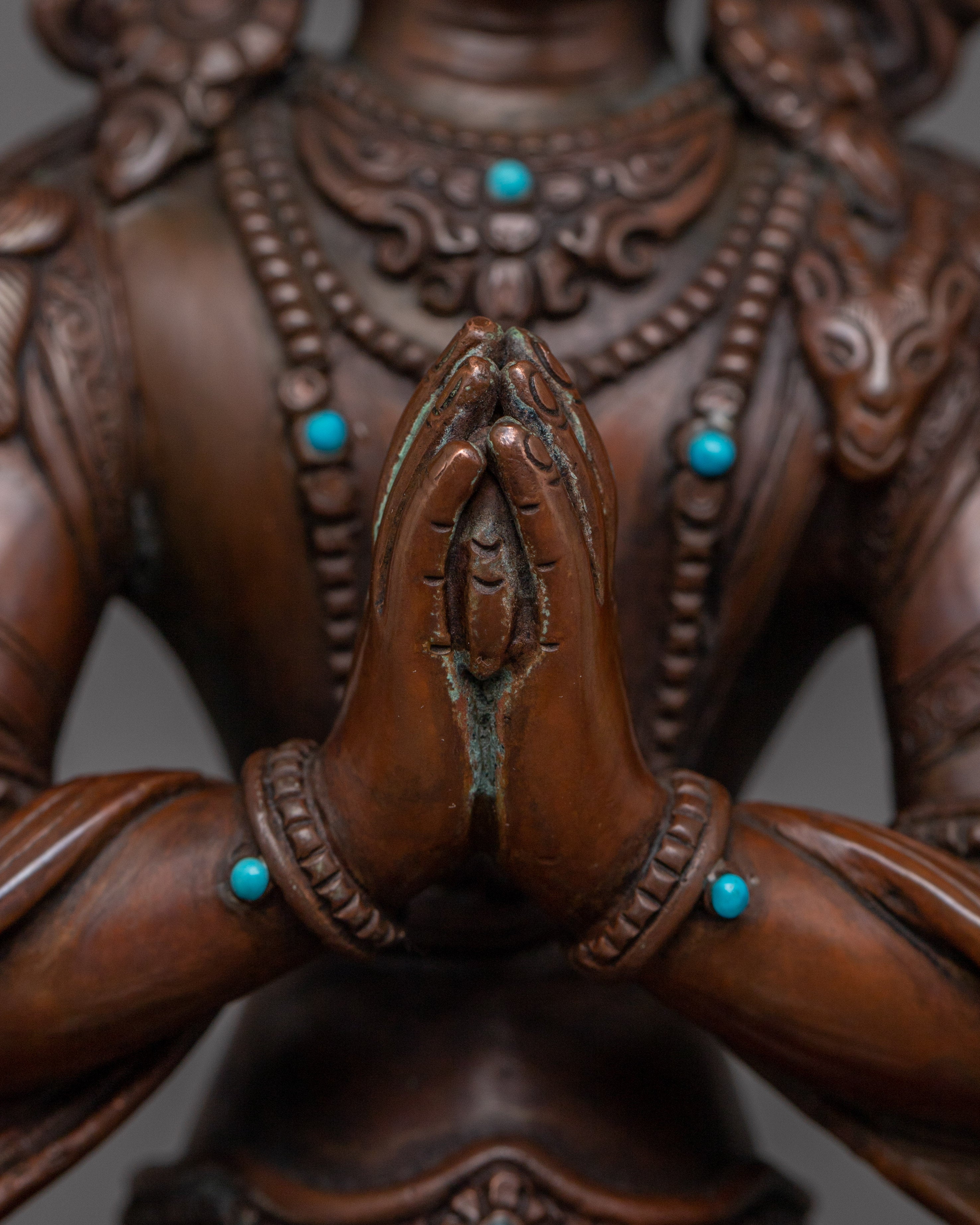 Himalayan Avalokitshvara Statue | The one who looks with unwavering eye