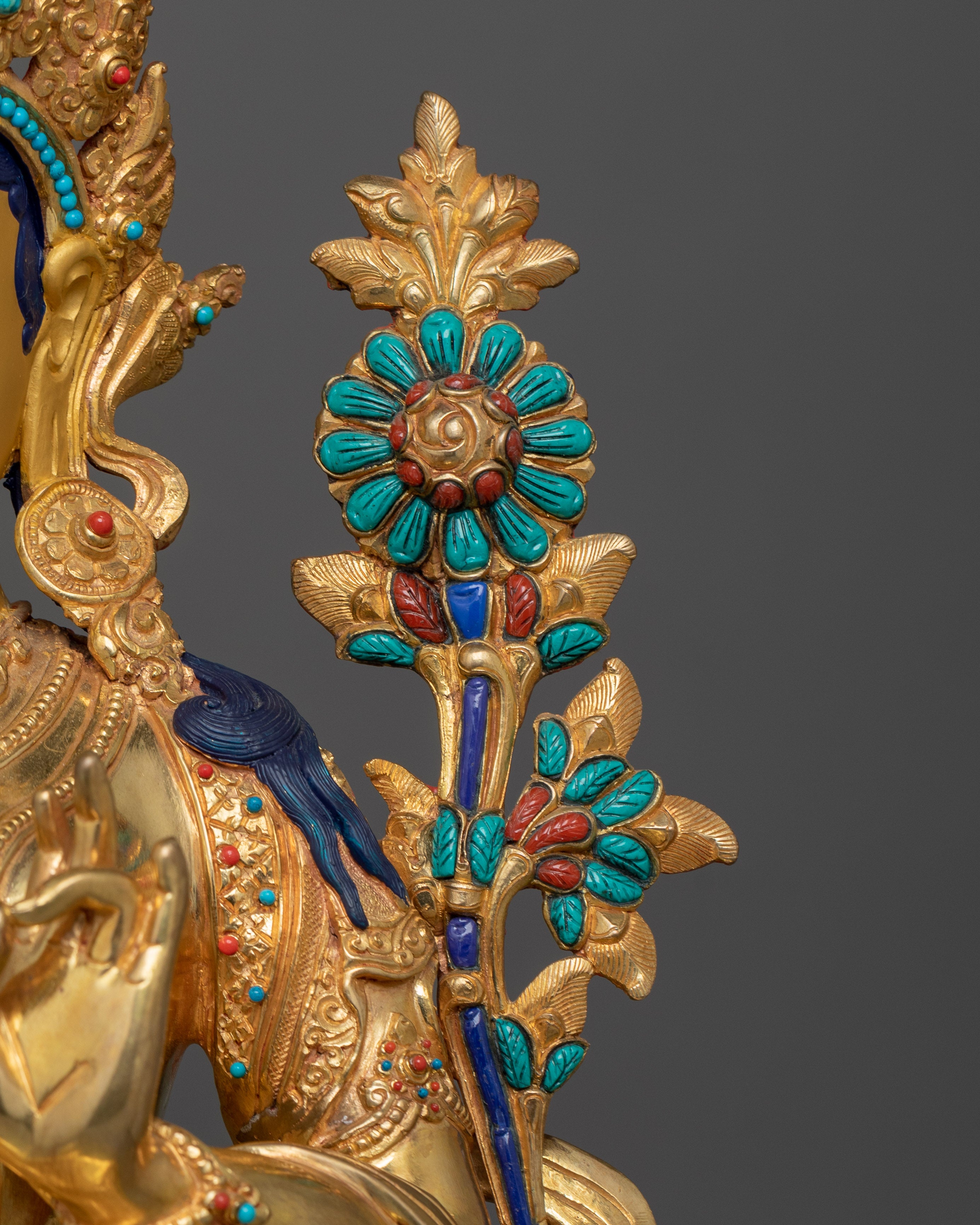 Compassionate Deity Green Tara Statue | Mother of All Buddhas