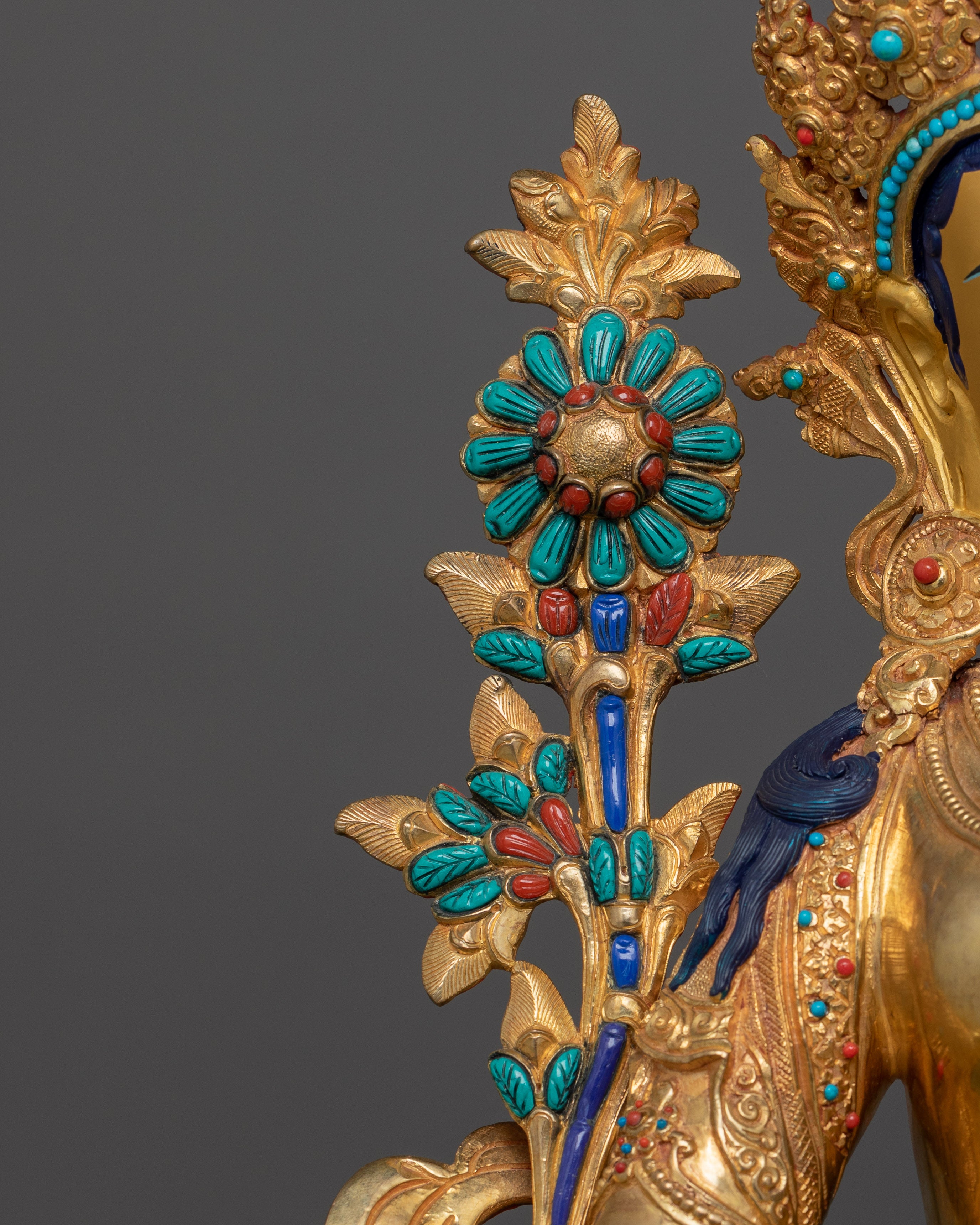 Compassionate Deity Green Tara Statue | Mother of All Buddhas