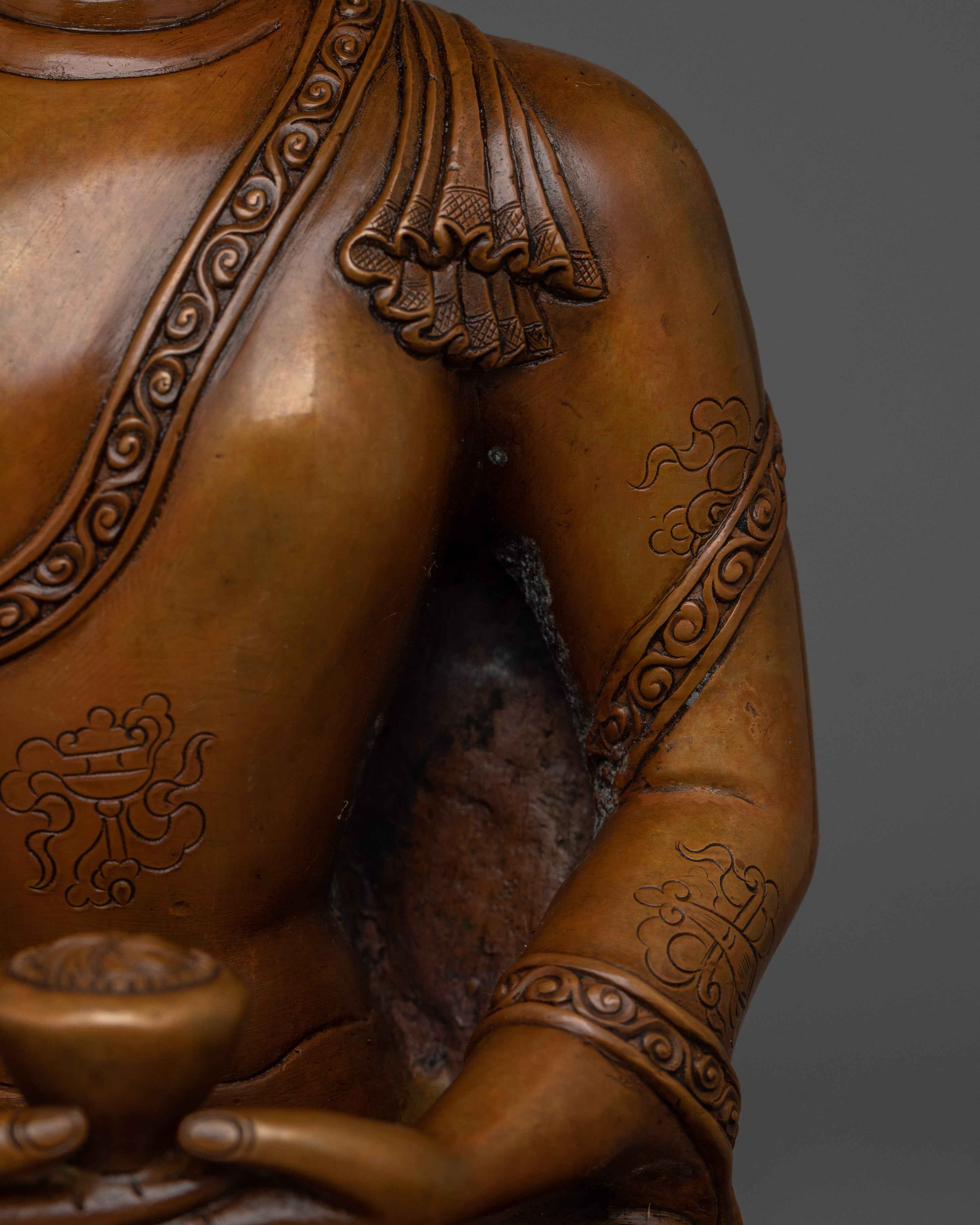 Oxidized Amitabha Buddha Statue | Boundless Light Buddha