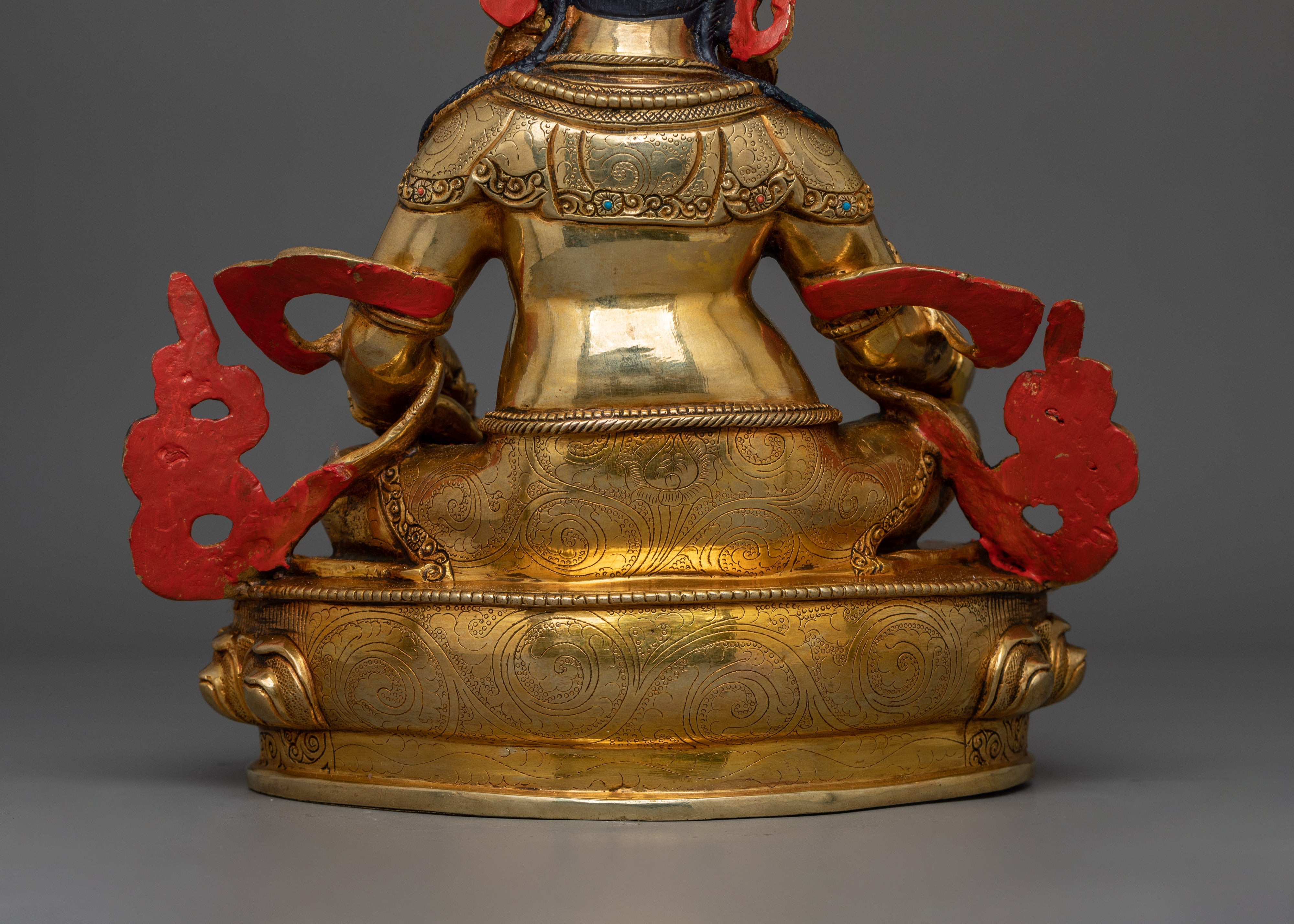 Traditionally Handcarved Statue of Dzambhala | The wealth deity