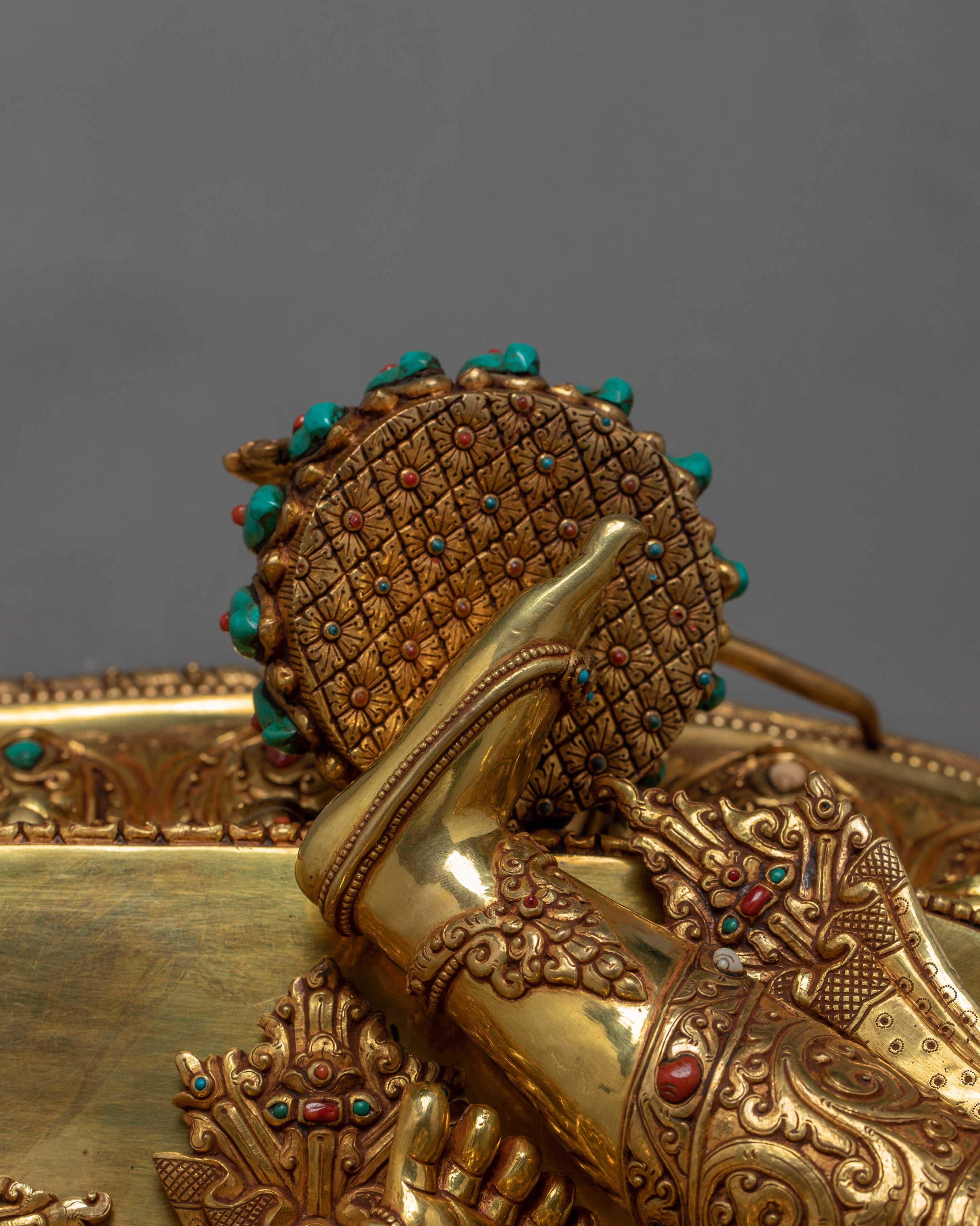 Set of Five Bodhisattva Statues | 5 Deity Set for Spiritual Harmony and Meditation