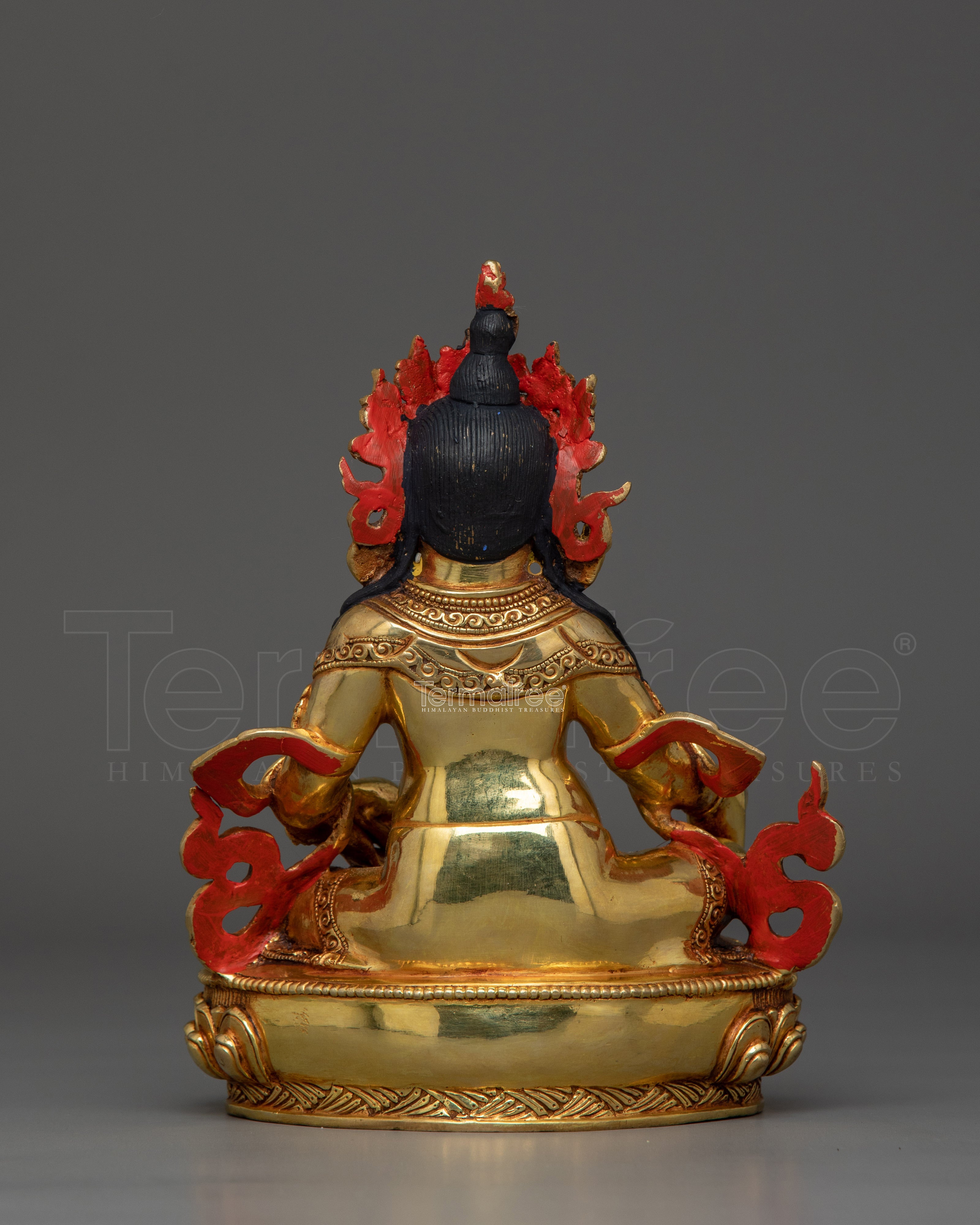 Dzambhala Buddhist Wealth Deity Statue | Guardian of Prosperity