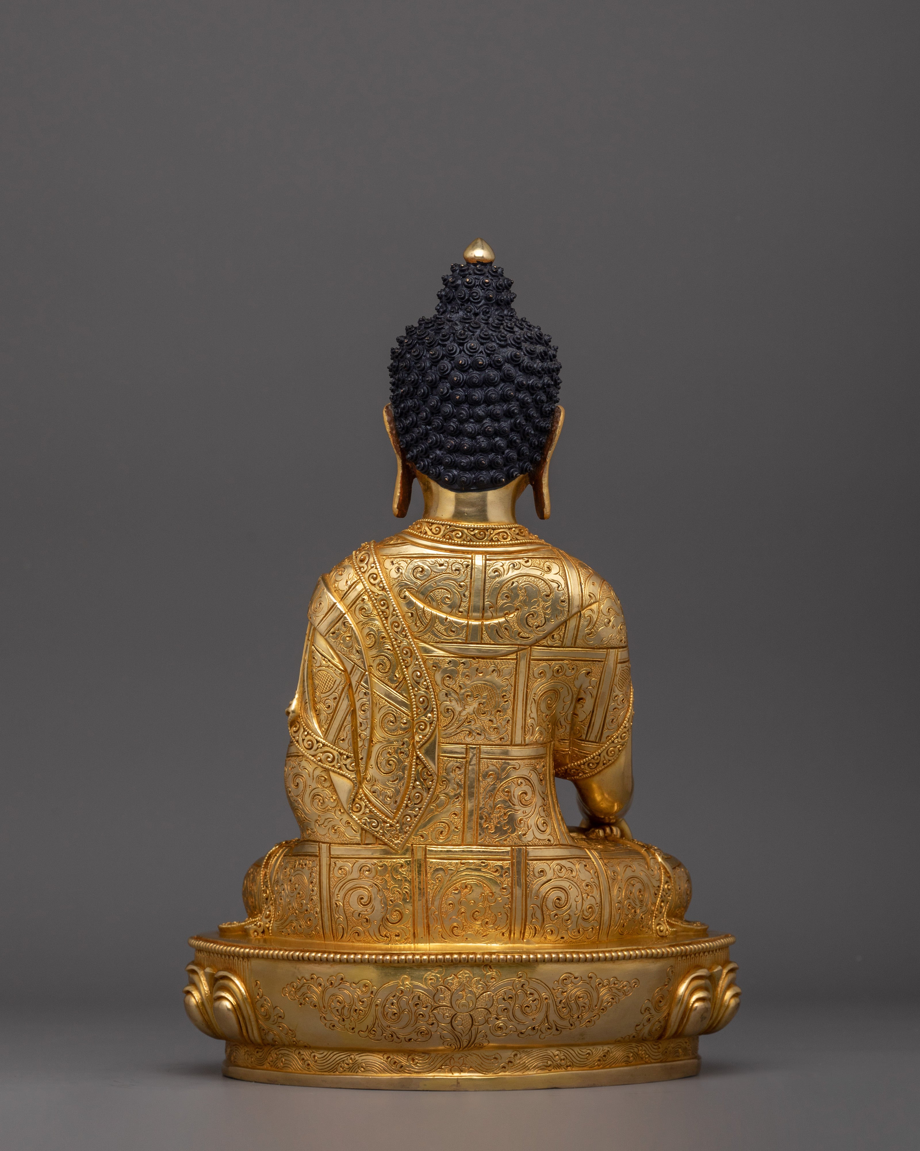Golden Shakyamuni Buddha Statue | Gautama Buddha - The Awakened One