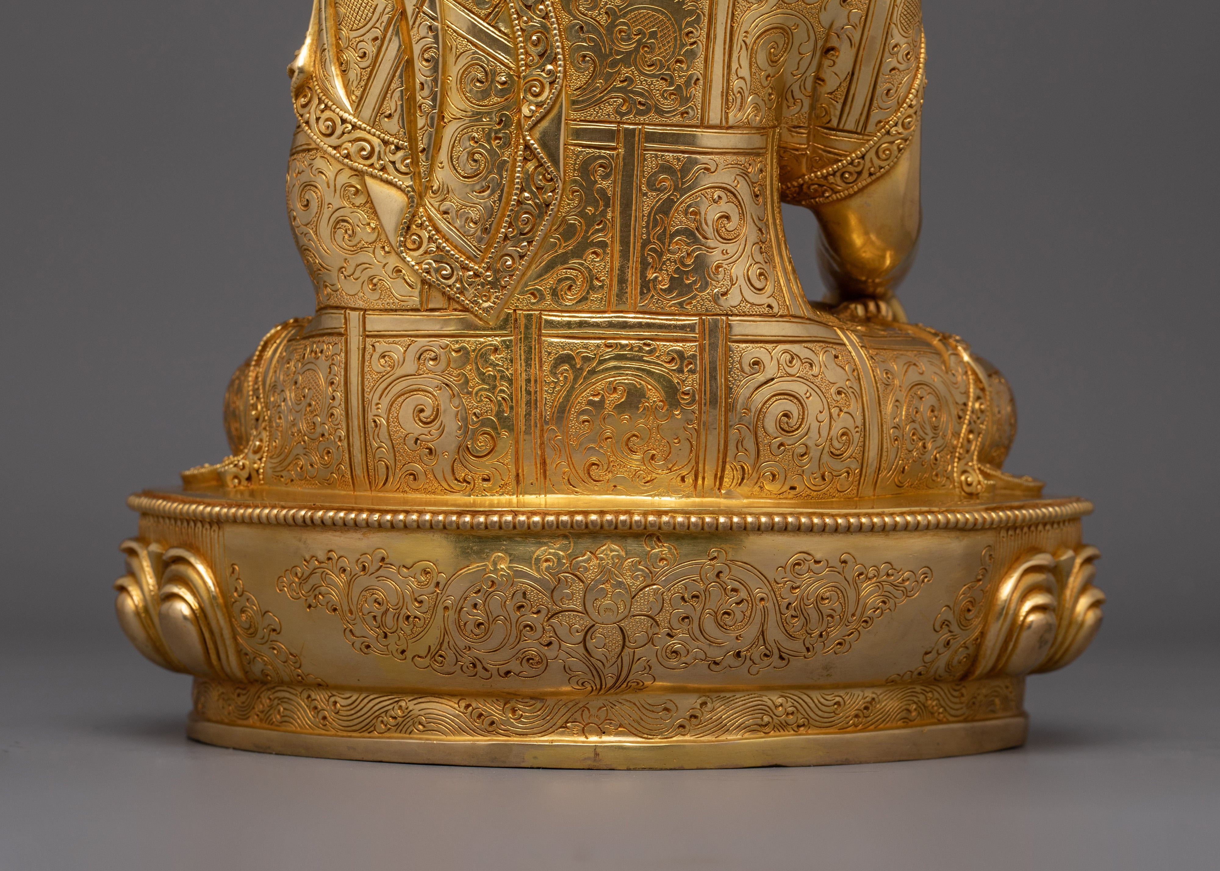 Golden Shakyamuni Buddha Statue | Gautama Buddha - The Awakened One