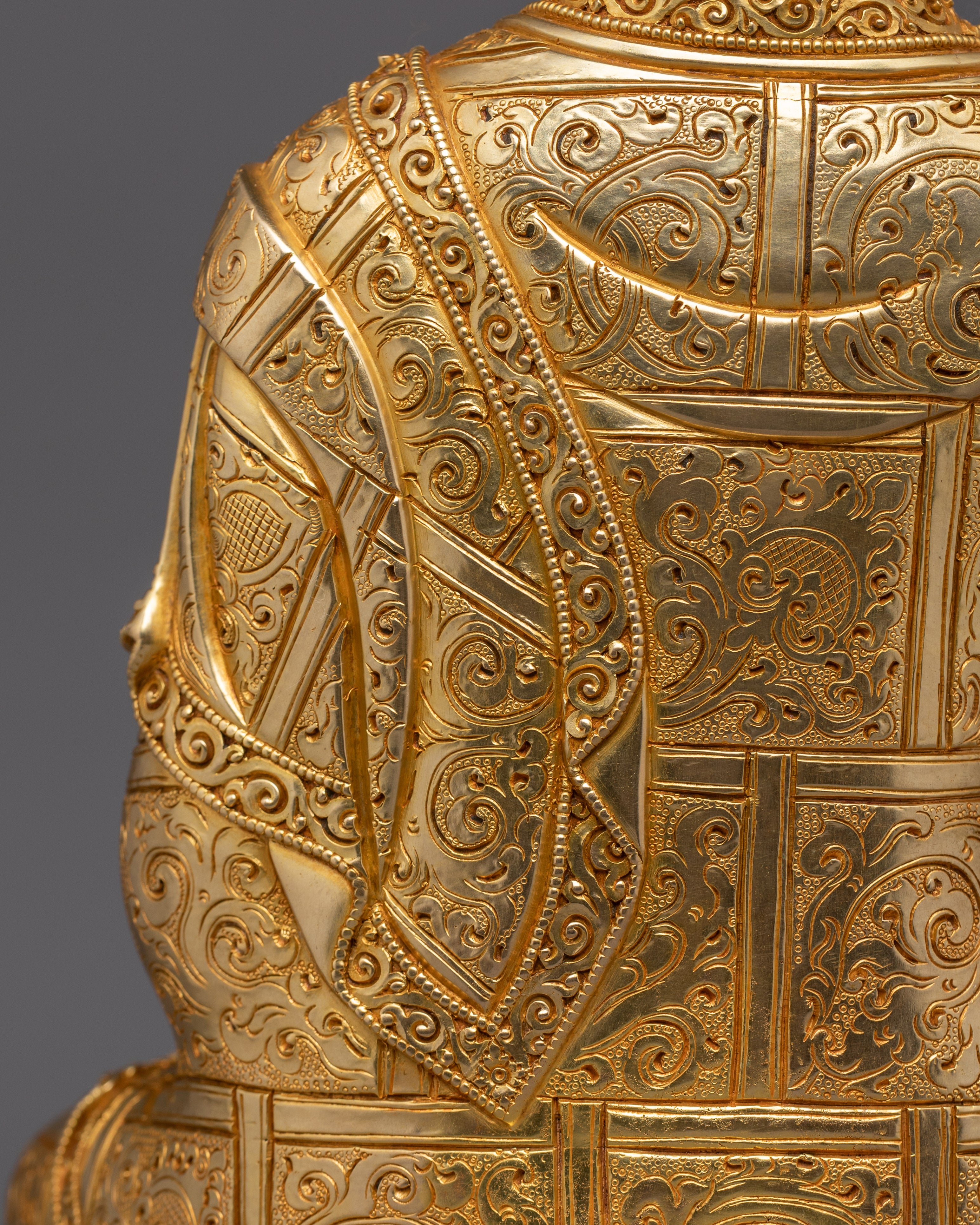 Golden Shakyamuni Buddha Statue | Gautama Buddha - The Awakened One