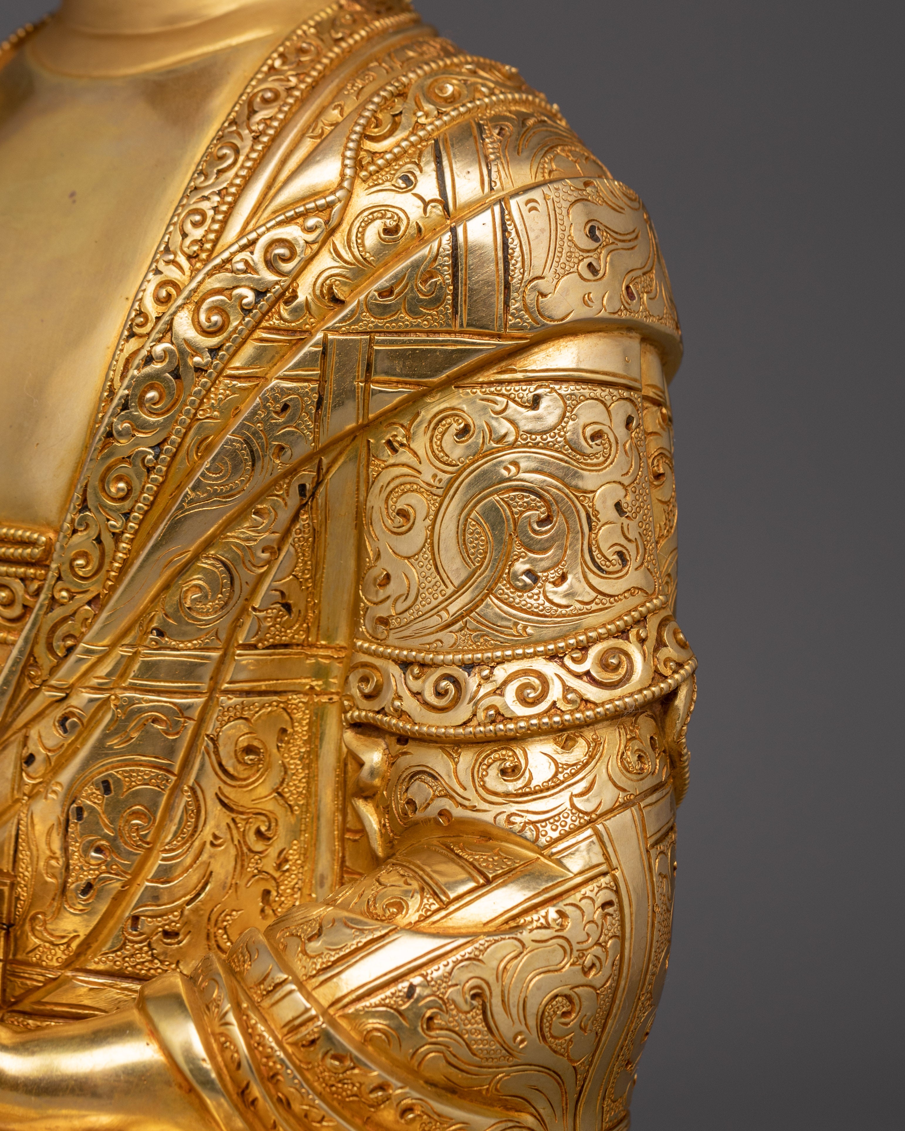 Golden Shakyamuni Buddha Statue | Gautama Buddha - The Awakened One