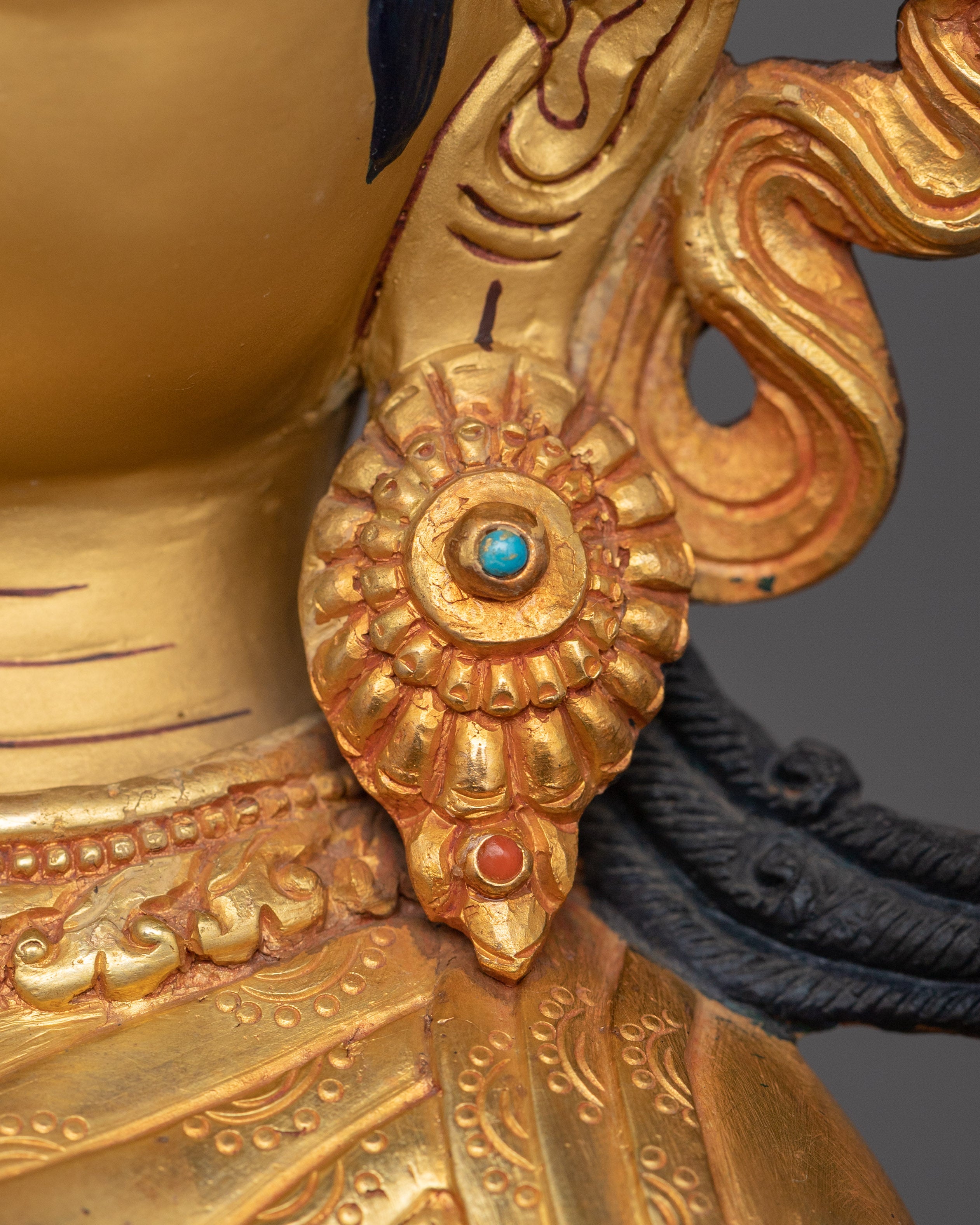 Golden Statue of Shyama Tara | Green Tara - Mother of All Buddhas