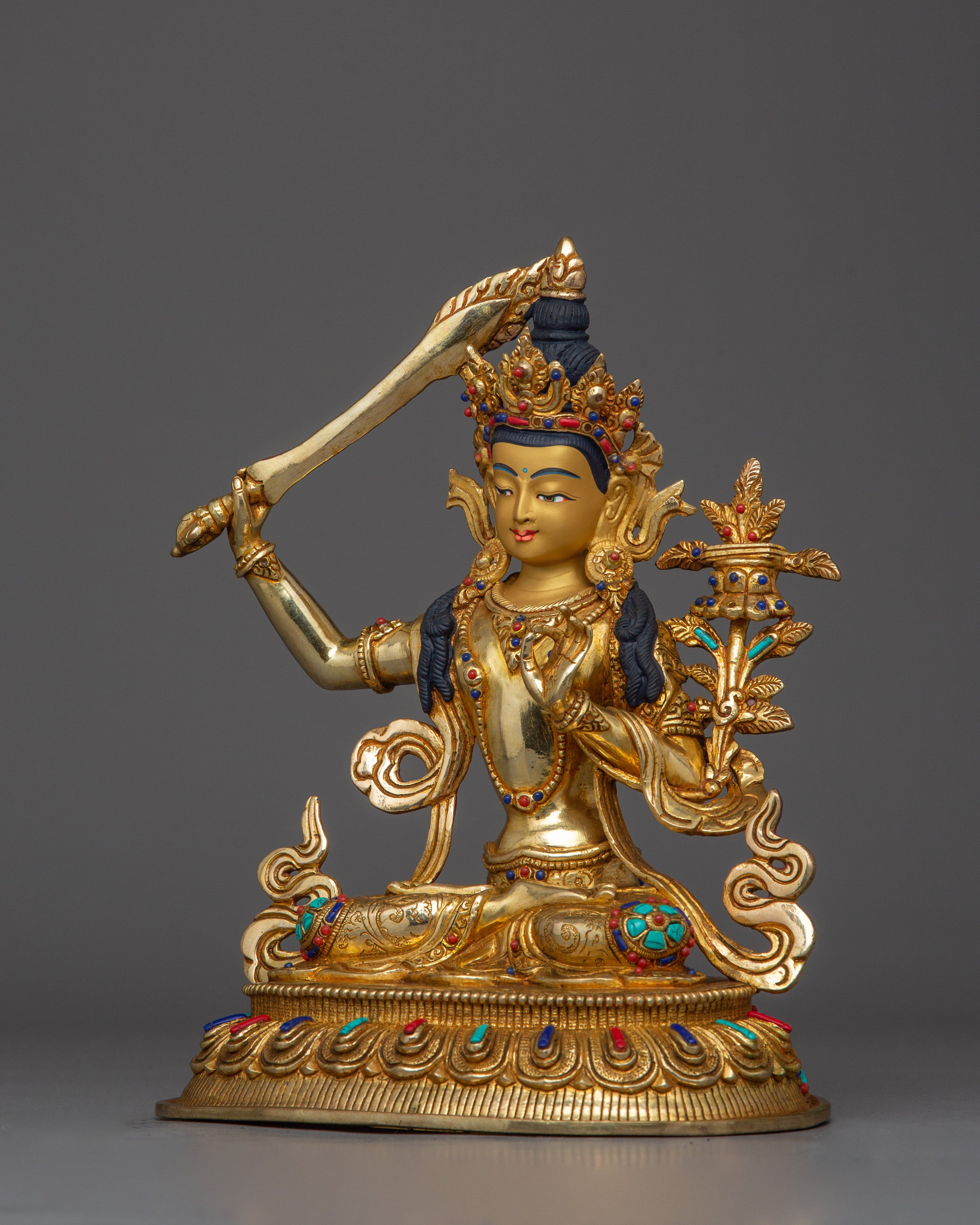 Manjushri Embodiment of Wisdom Statue | Bodhisattva of Wisdom