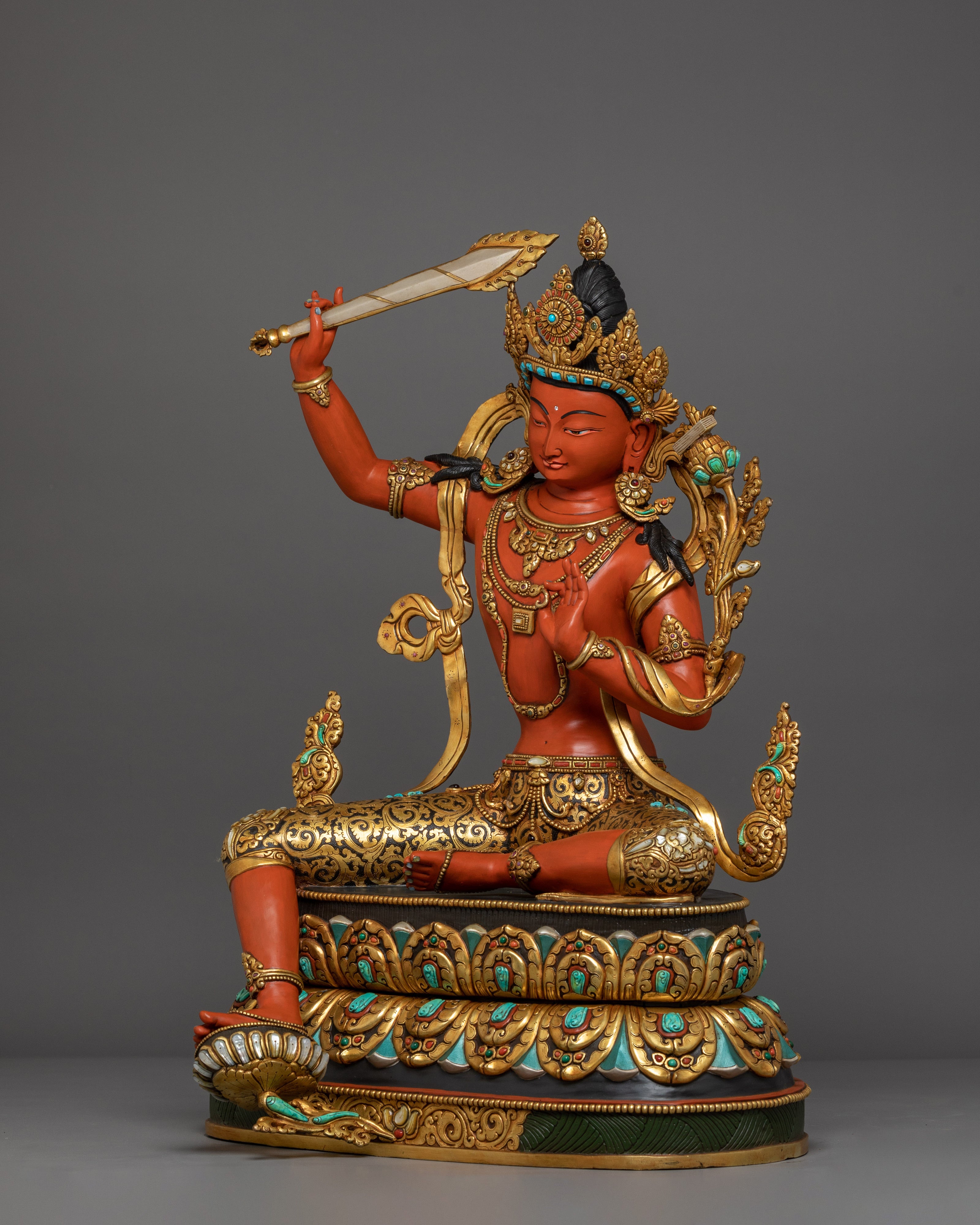 Embodiment of Transcendent Wisdom Manjushri | Master of Speech and Insight