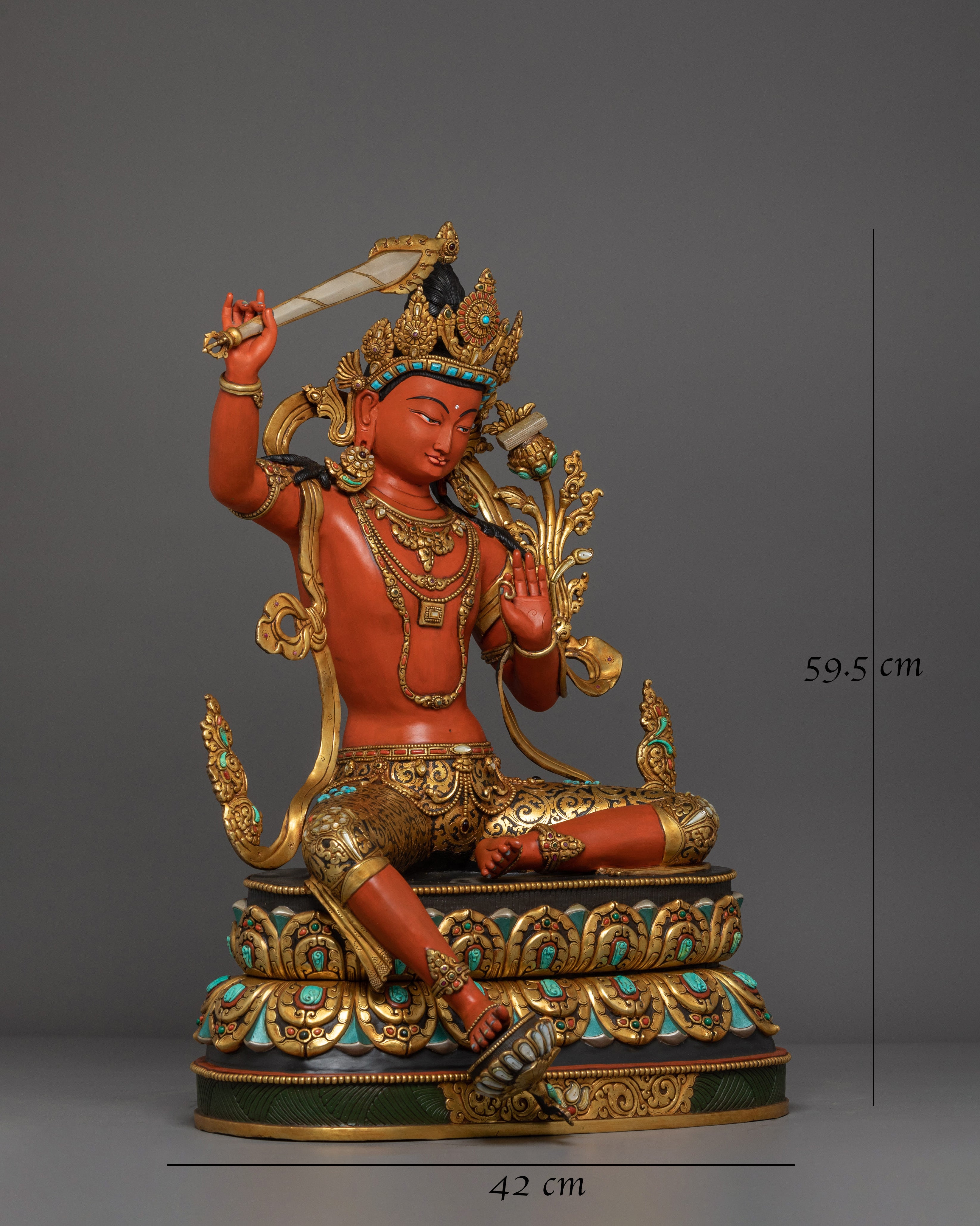 Embodiment of Transcendent Wisdom Manjushri | Master of Speech and Insight