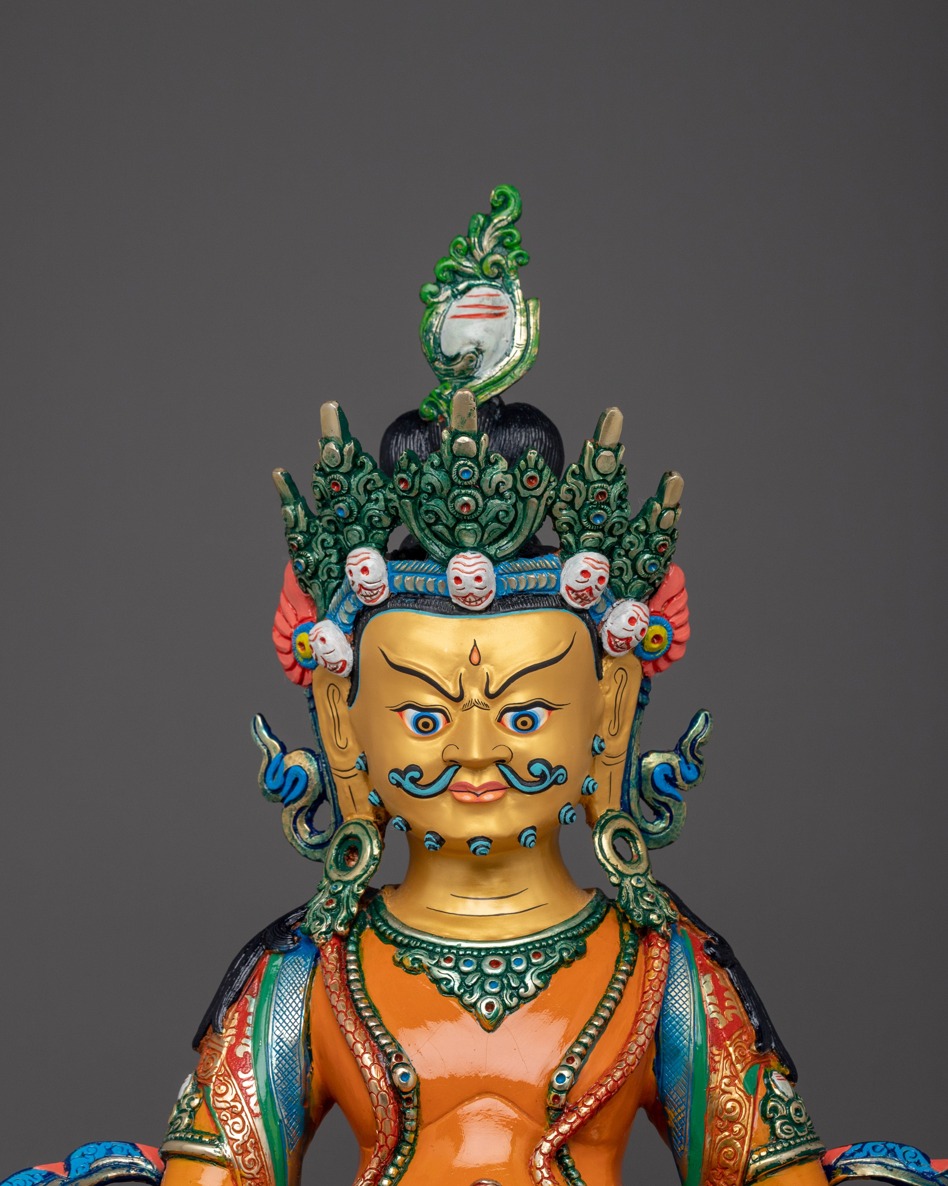 Protector of Dharma Dzambhala Sculpture | Lord of Wealth
