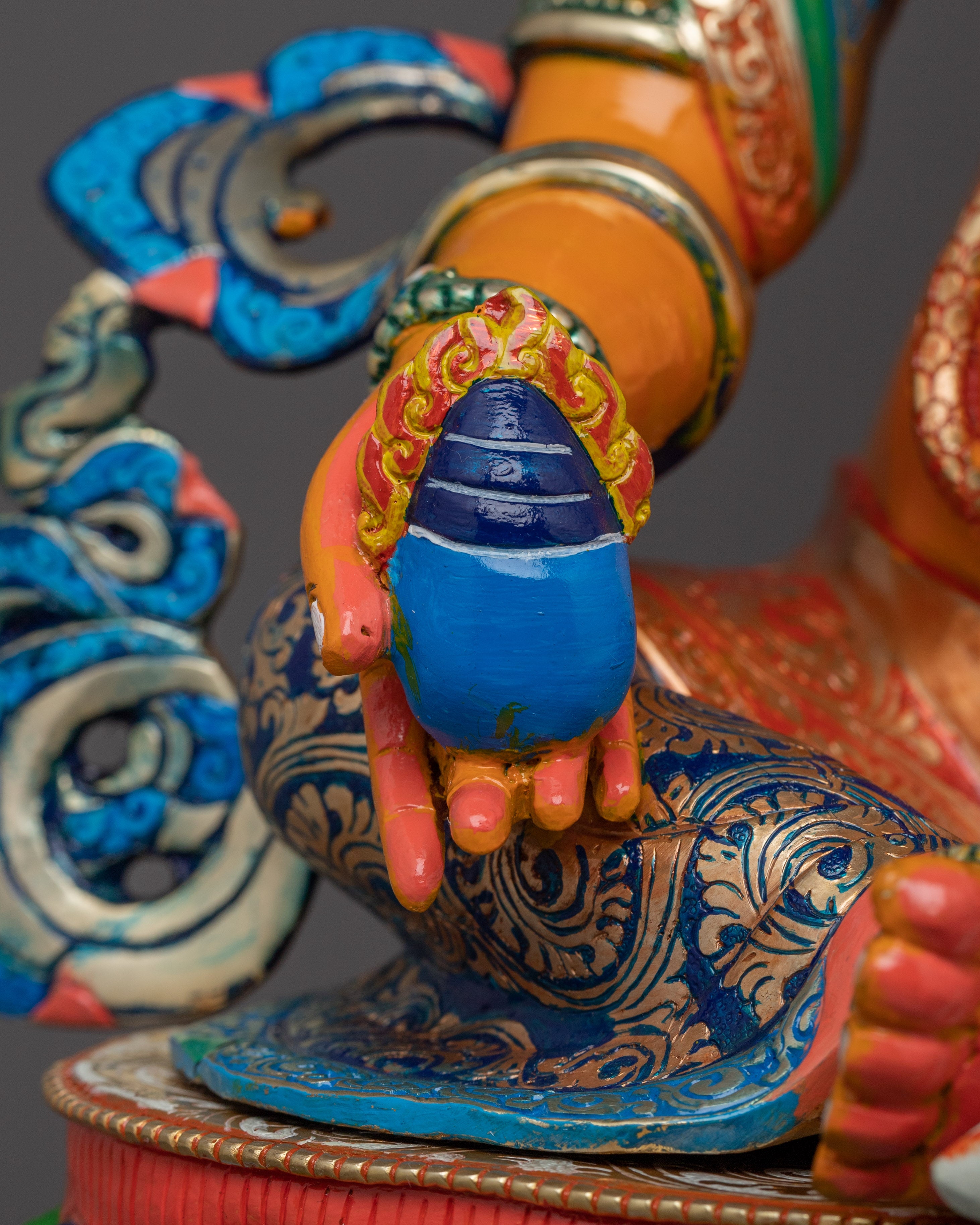 Protector of Dharma Dzambhala Sculpture | Lord of Wealth