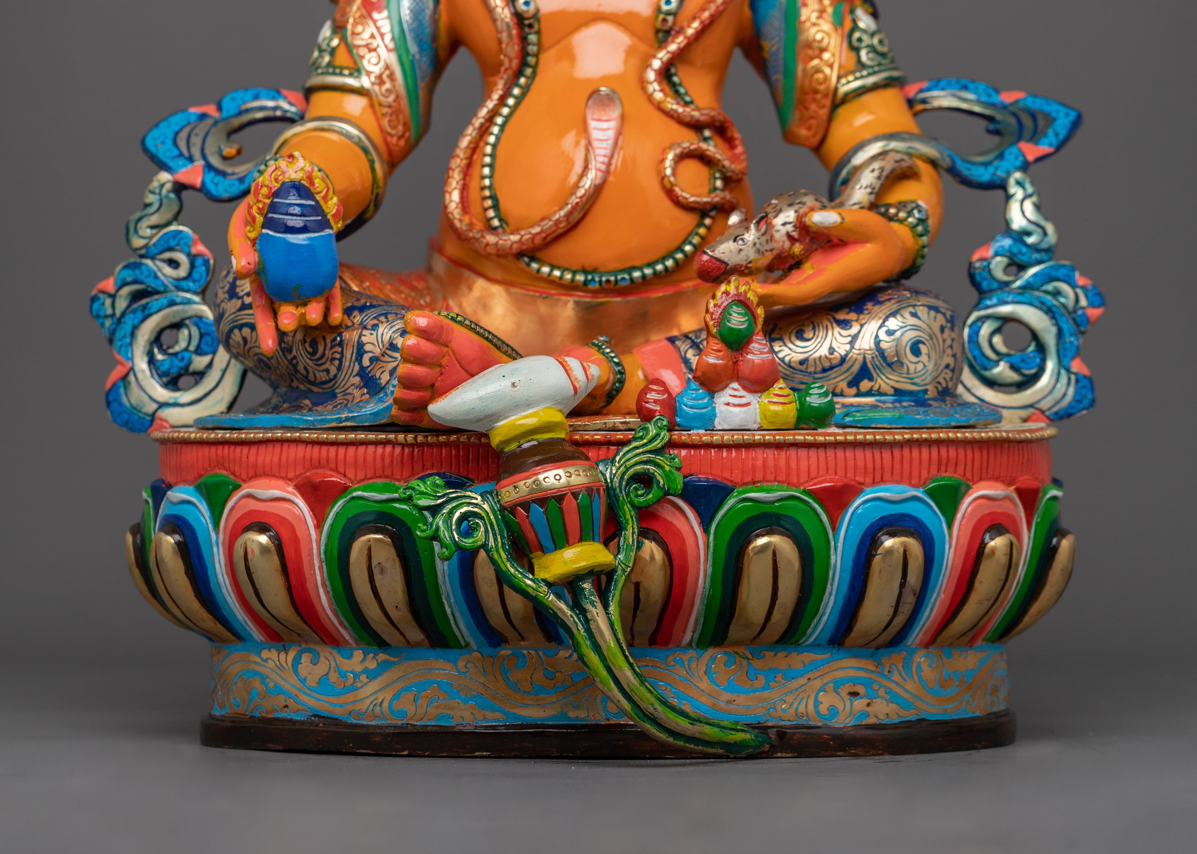 Protector of Dharma Dzambhala Sculpture | Lord of Wealth