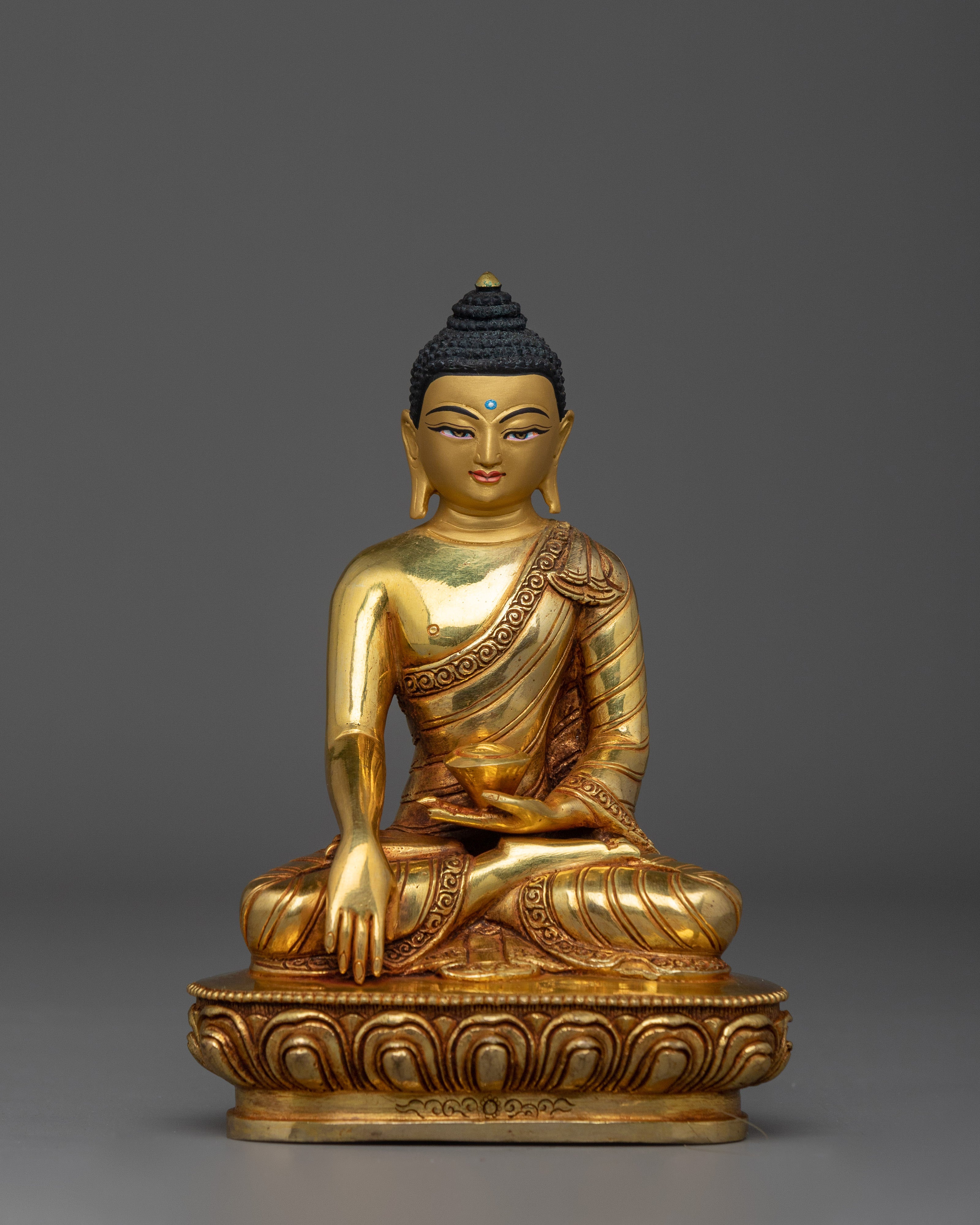 Tibetan Artwork of Three Buddha Set | The Buddhas of Peace, Light, and Healing
