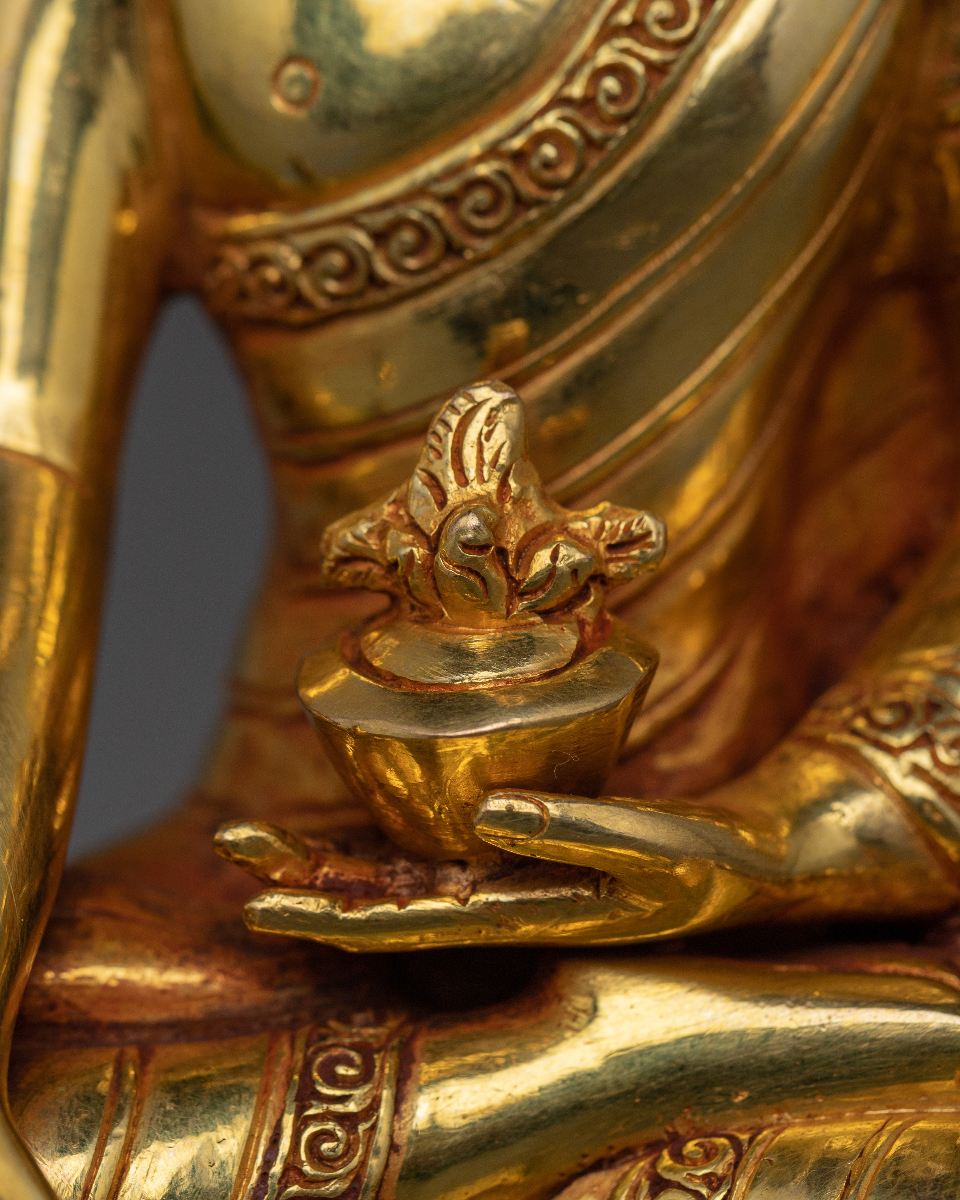 Tibetan Artwork of Three Buddha Set | The Buddhas of Peace, Light, and Healing