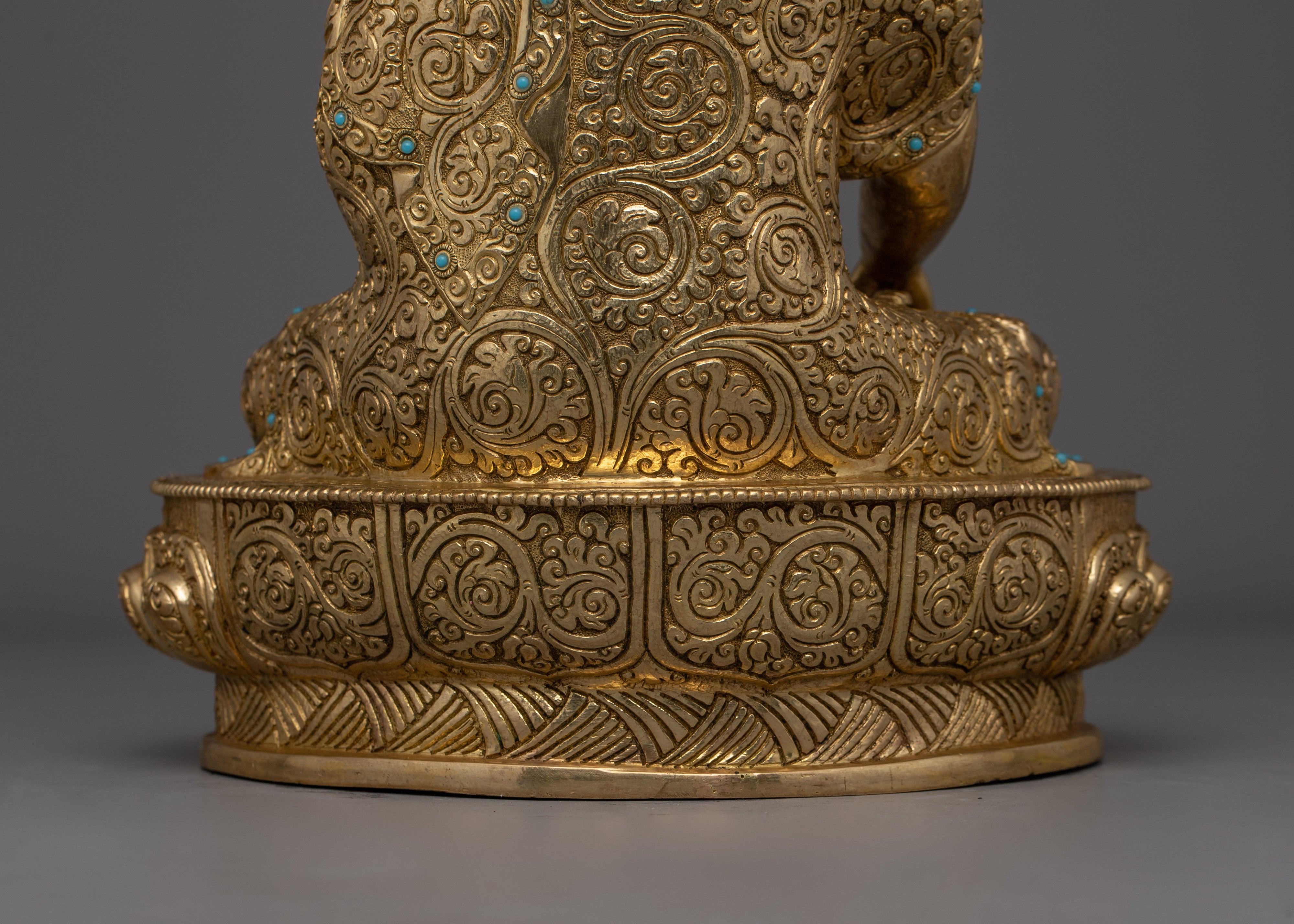 Golden Statue of Gautama Buddha | Also known as Shakyamuni Buddha