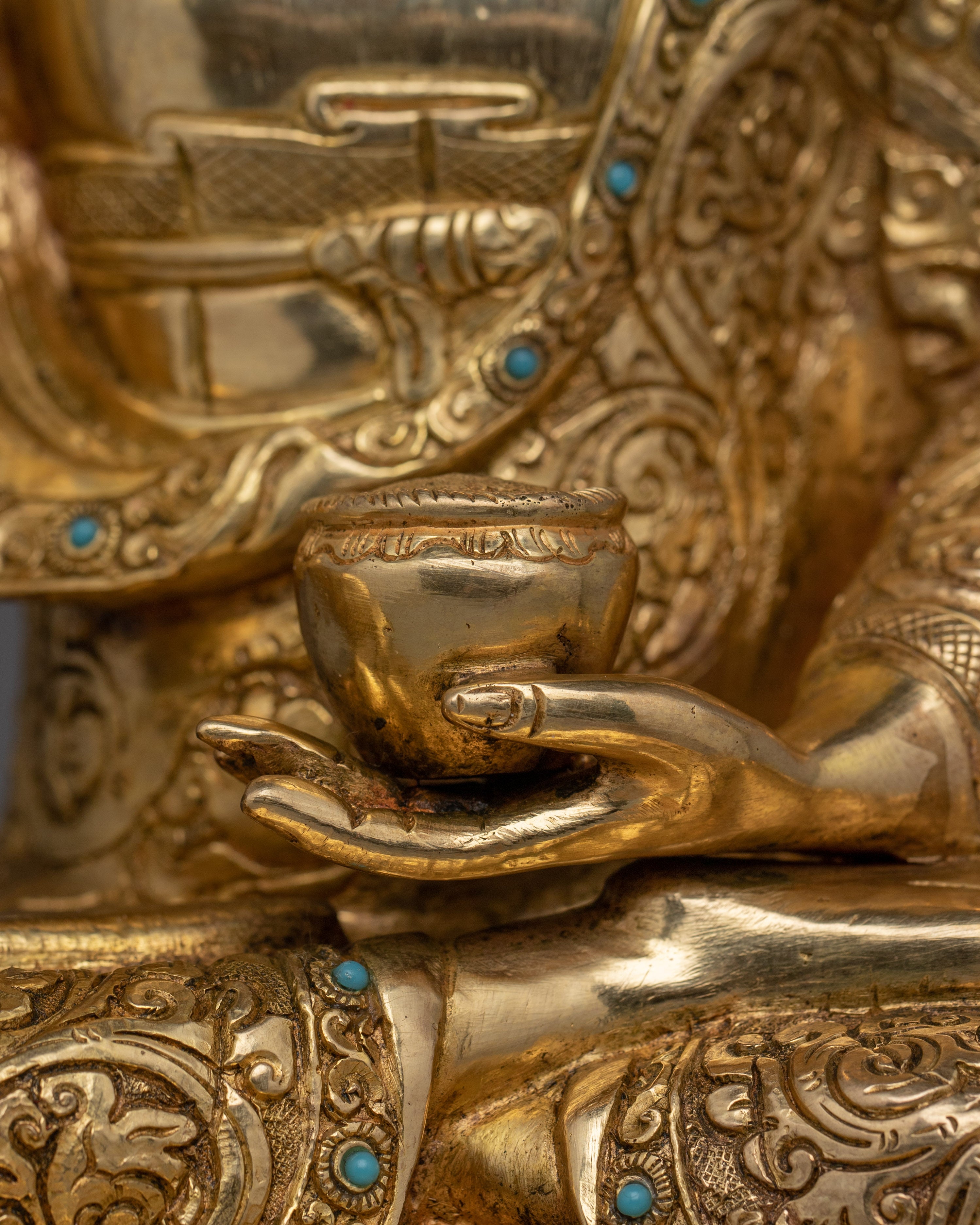 Golden Statue of Gautama Buddha | Also known as Shakyamuni Buddha