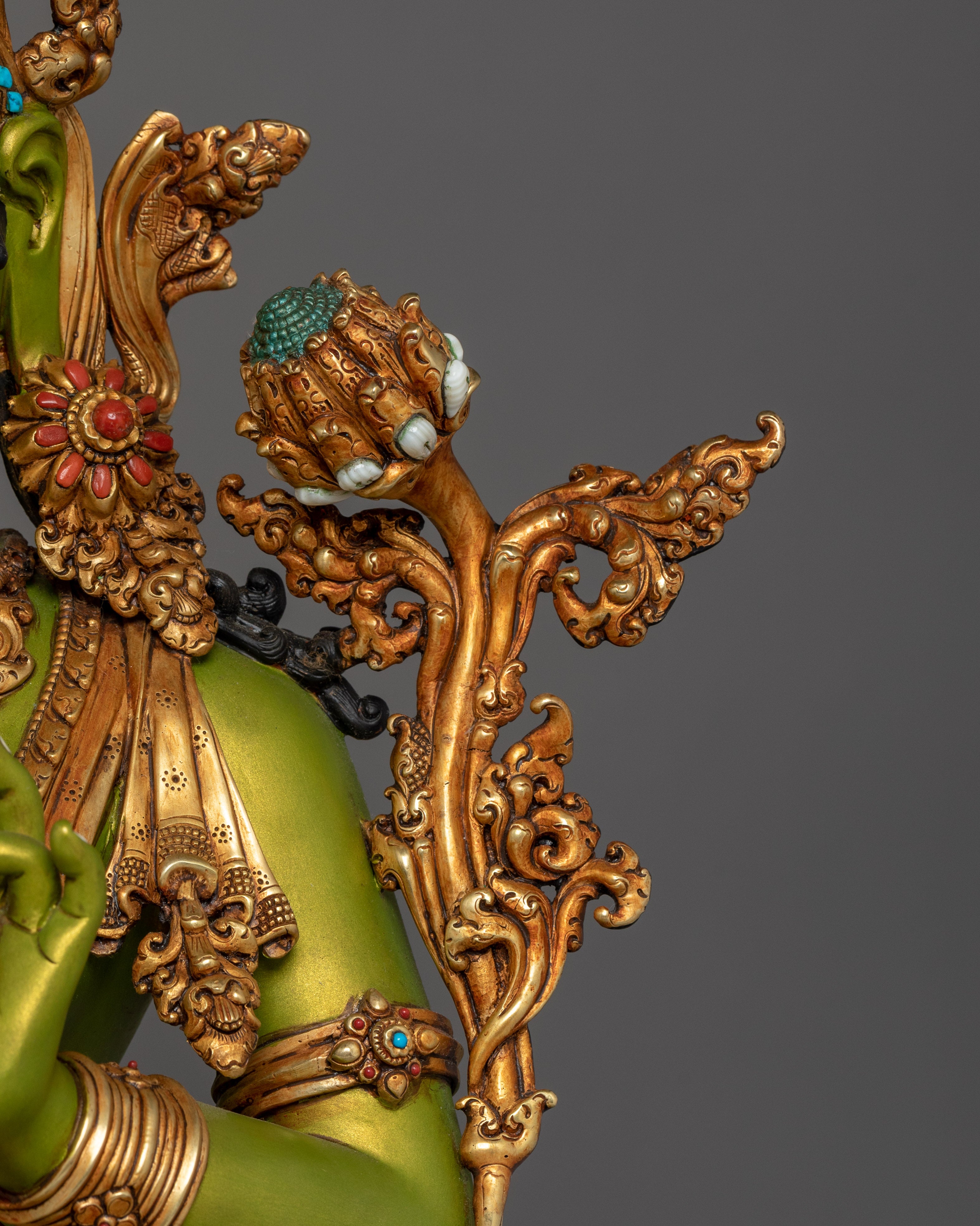 Tibetan Buddhist Deity Green Tara | Shyama Tara - Mother of All Buddhas