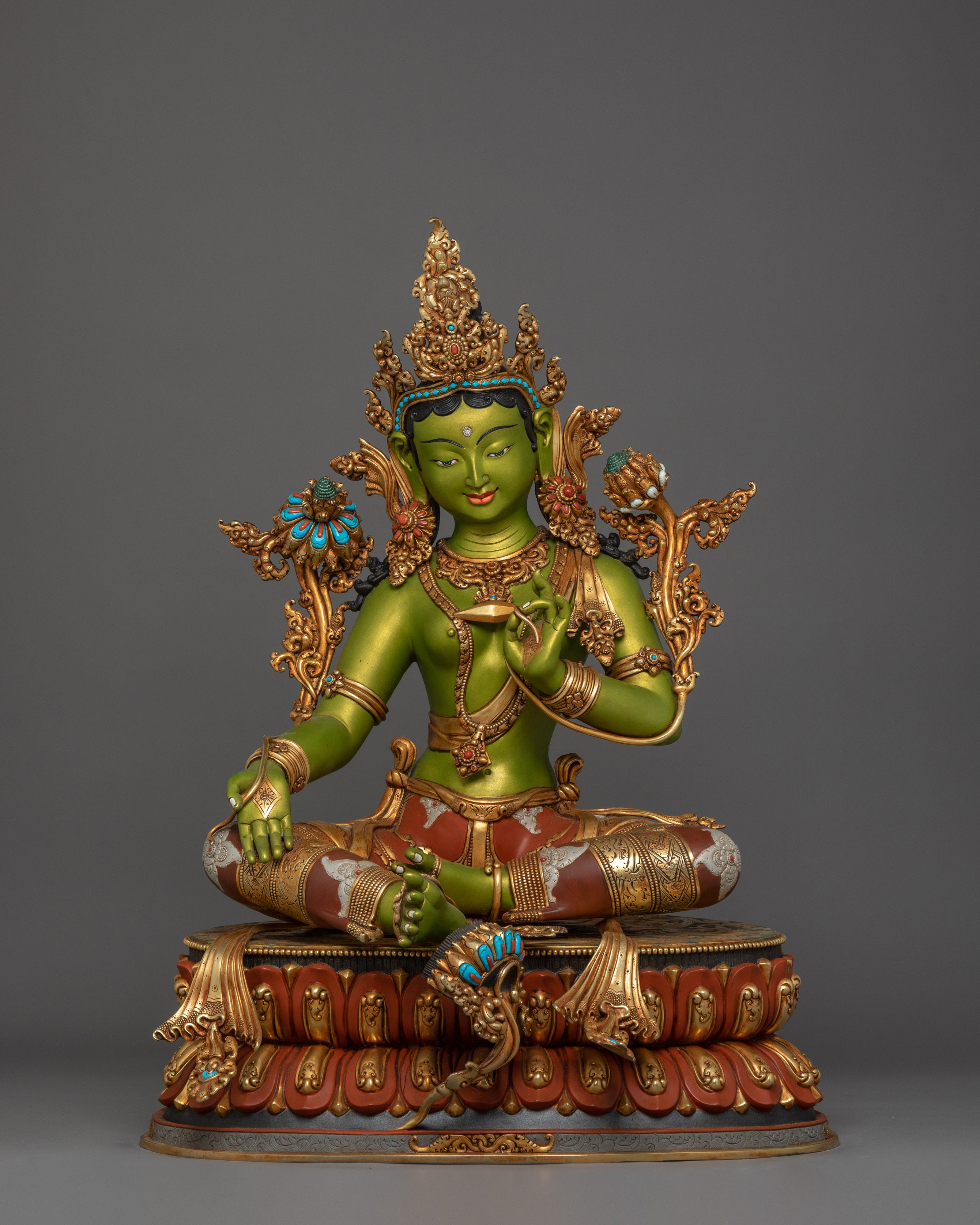 Tibetan Buddhist Deity Green Tara | Shyama Tara - Mother of All Buddhas