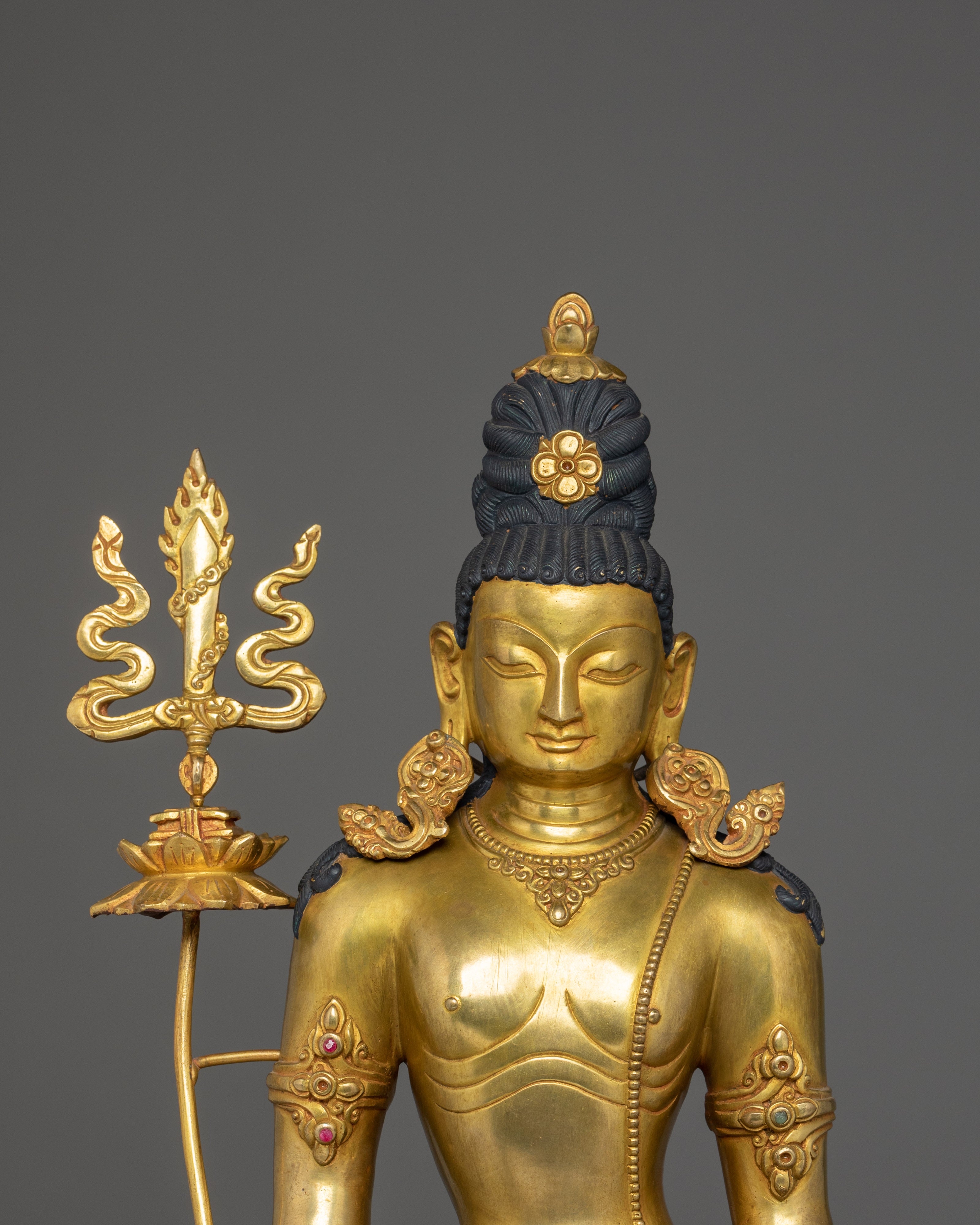 Golden Statue of Standing Lokeshwor | Lord of the World