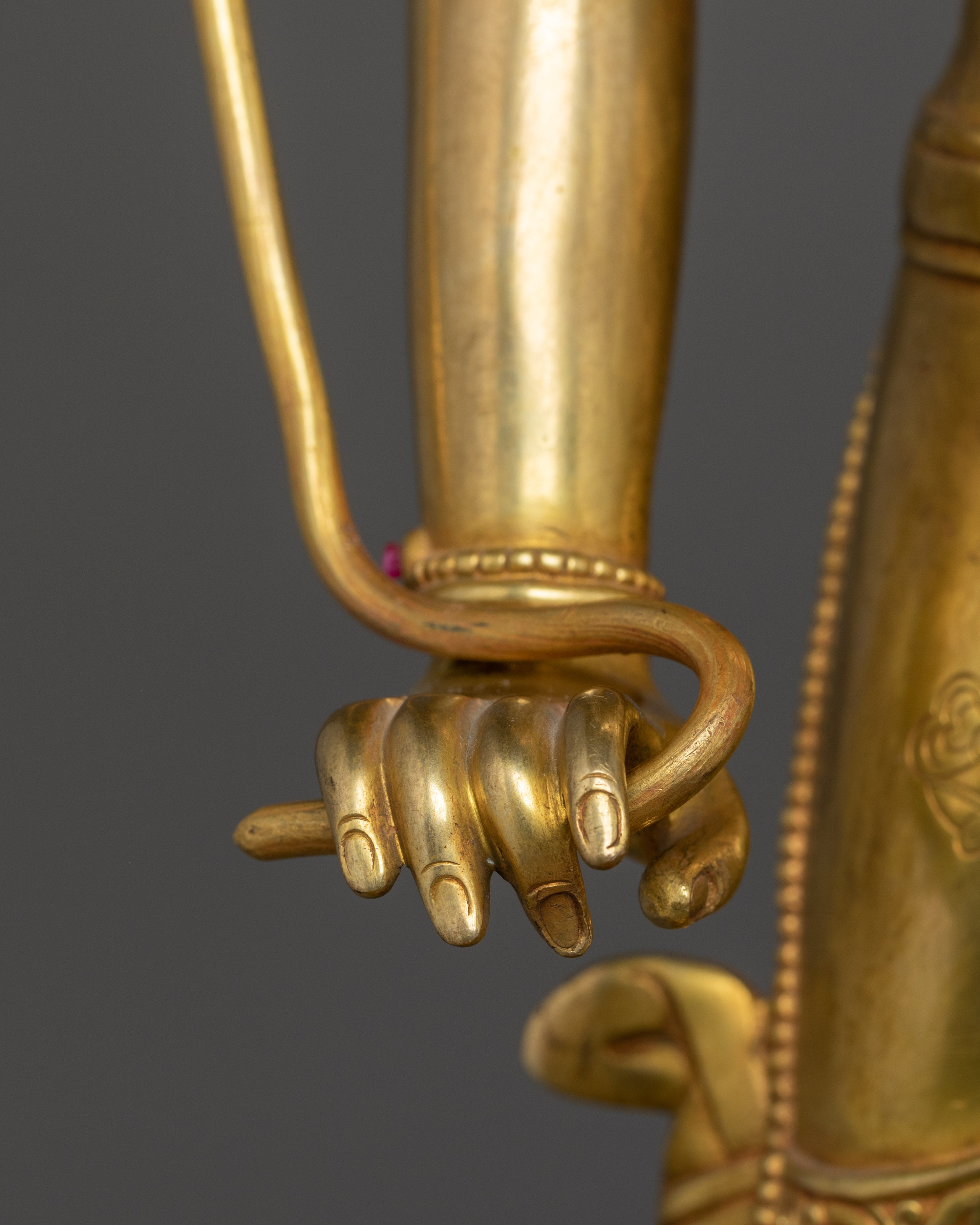 Golden Statue of Standing Lokeshwor | Lord of the World