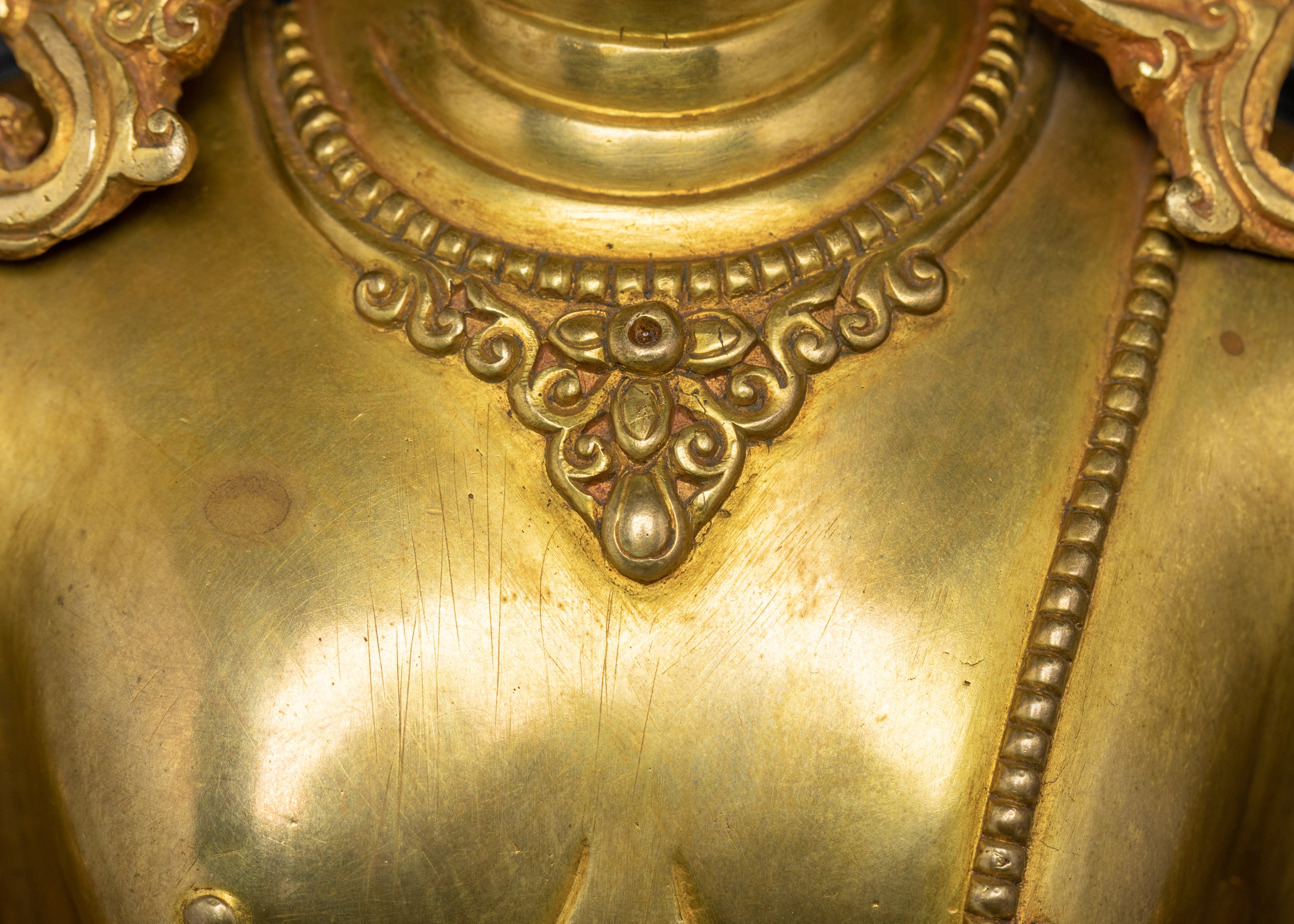 Golden Statue of Standing Lokeshwor | Lord of the World