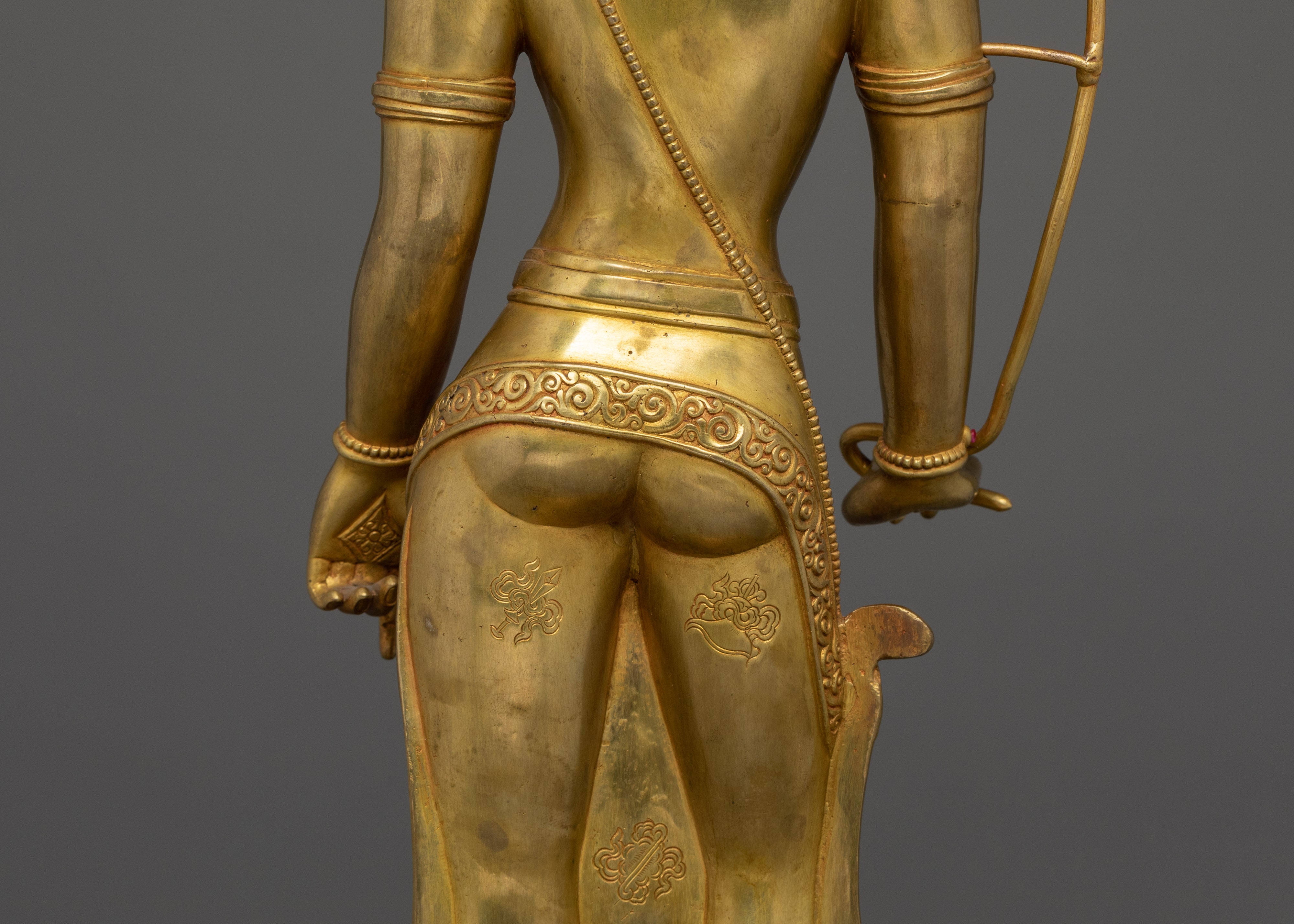 Golden Statue of Standing Lokeshwor | Lord of the World