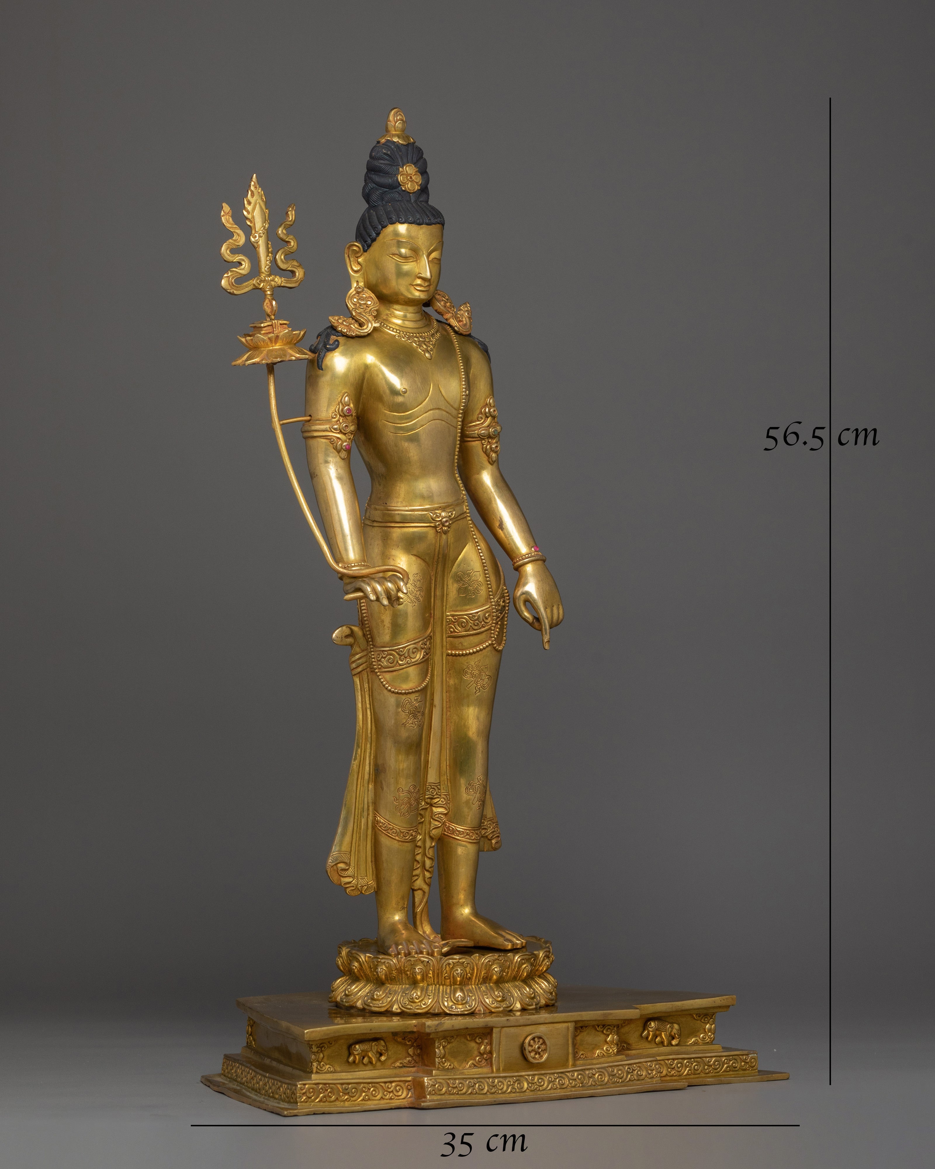 golden-statue-of-standing-lokeshwor