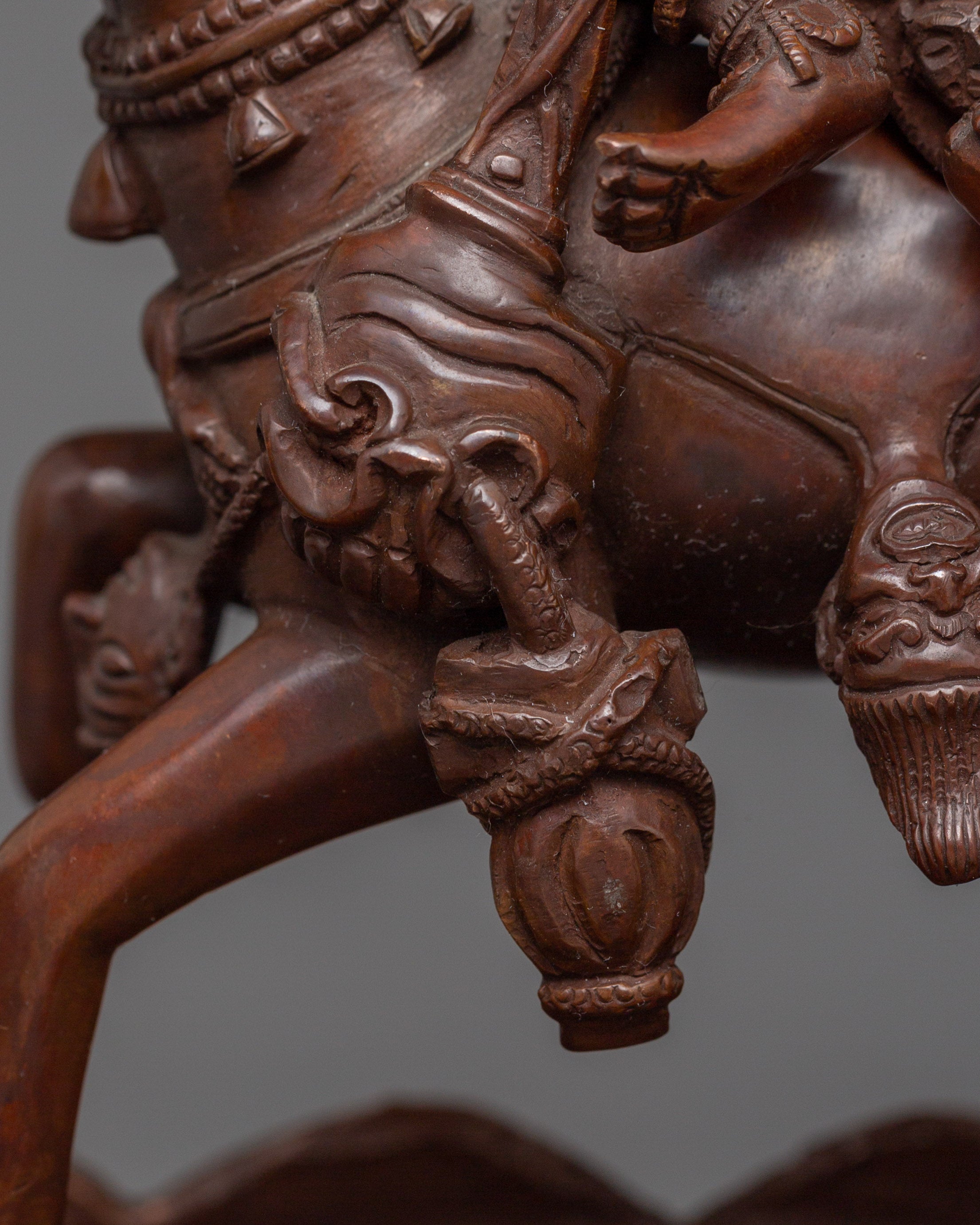 Oxidized Palden Lhamo Statue | Supreme Dharma Protector