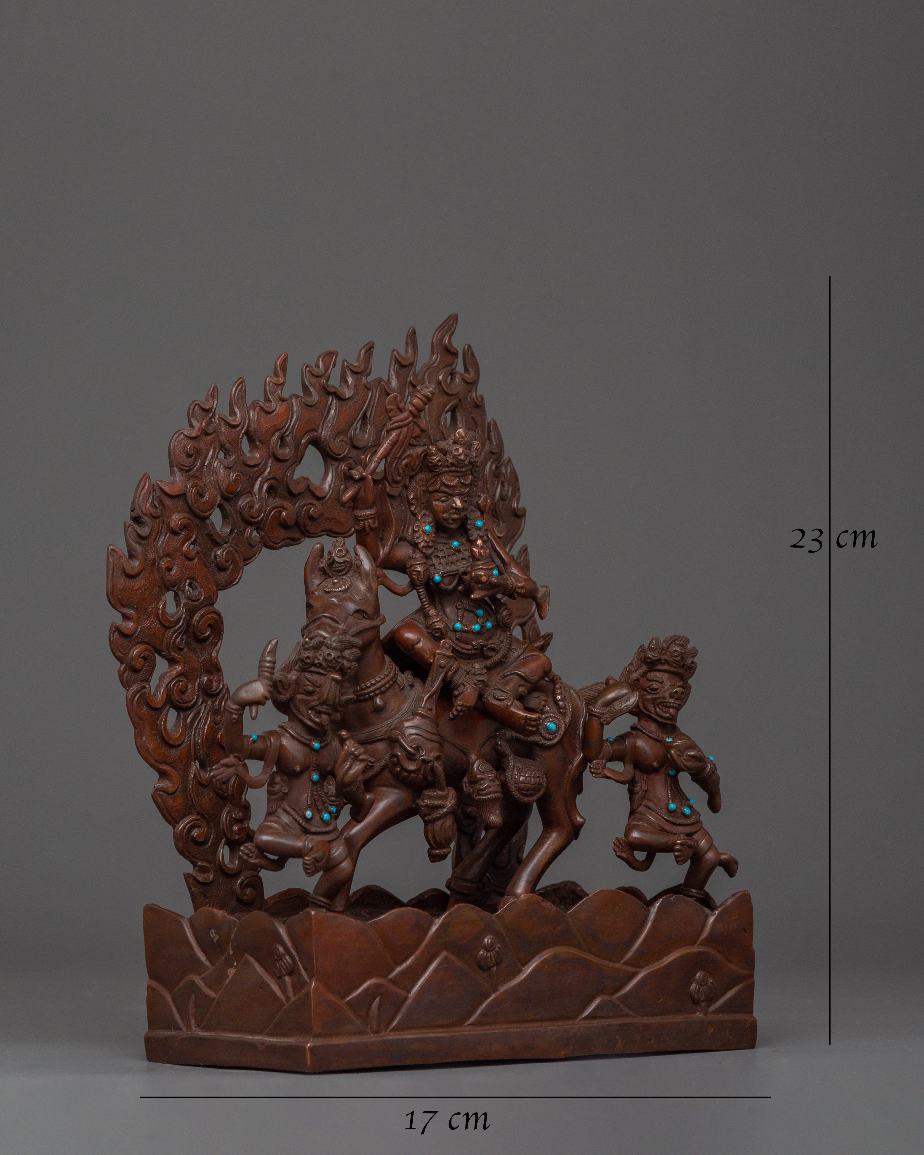 oxidized-phalden-lhamo-statue