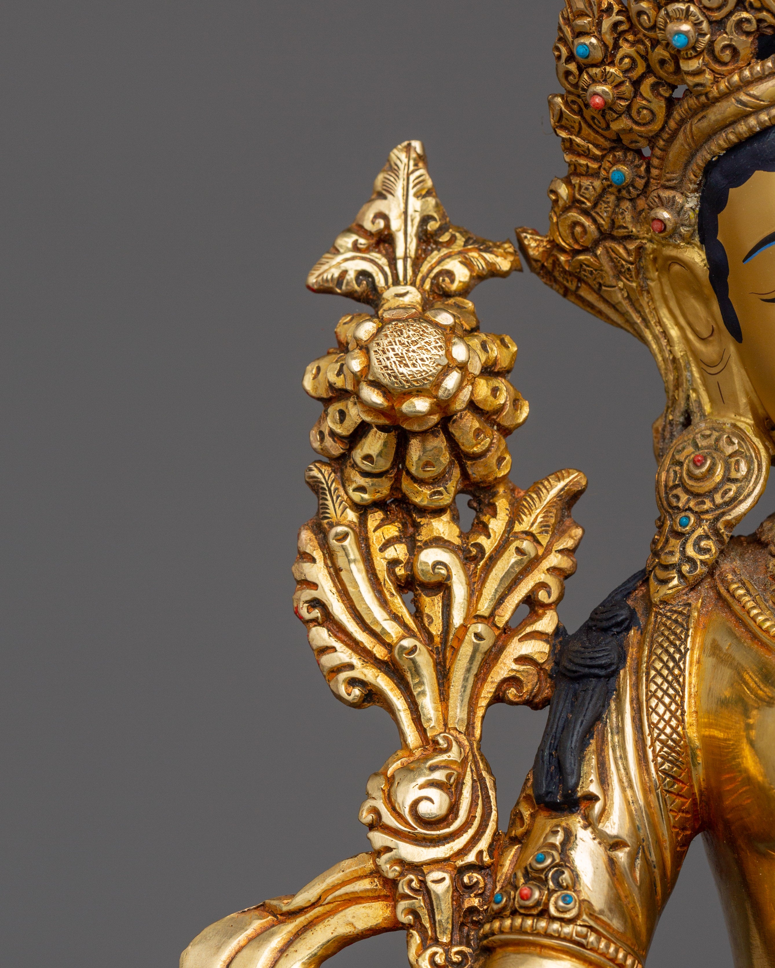 Green Tara Compassionate Deity Figurine | Also known as Shyama Tara