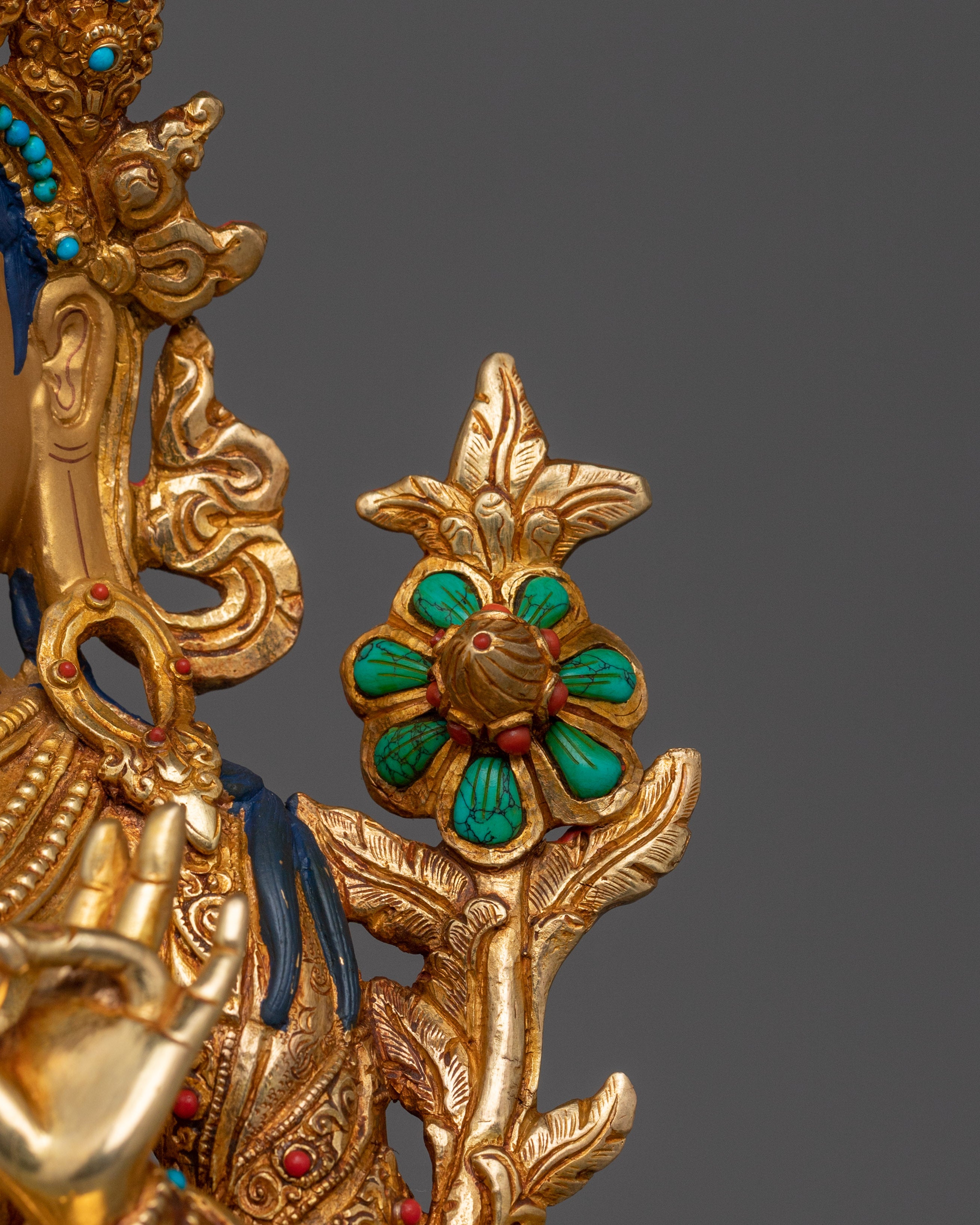 Compassionate Shyama Tara Statue | Green Tara - Mother of All Buddhas