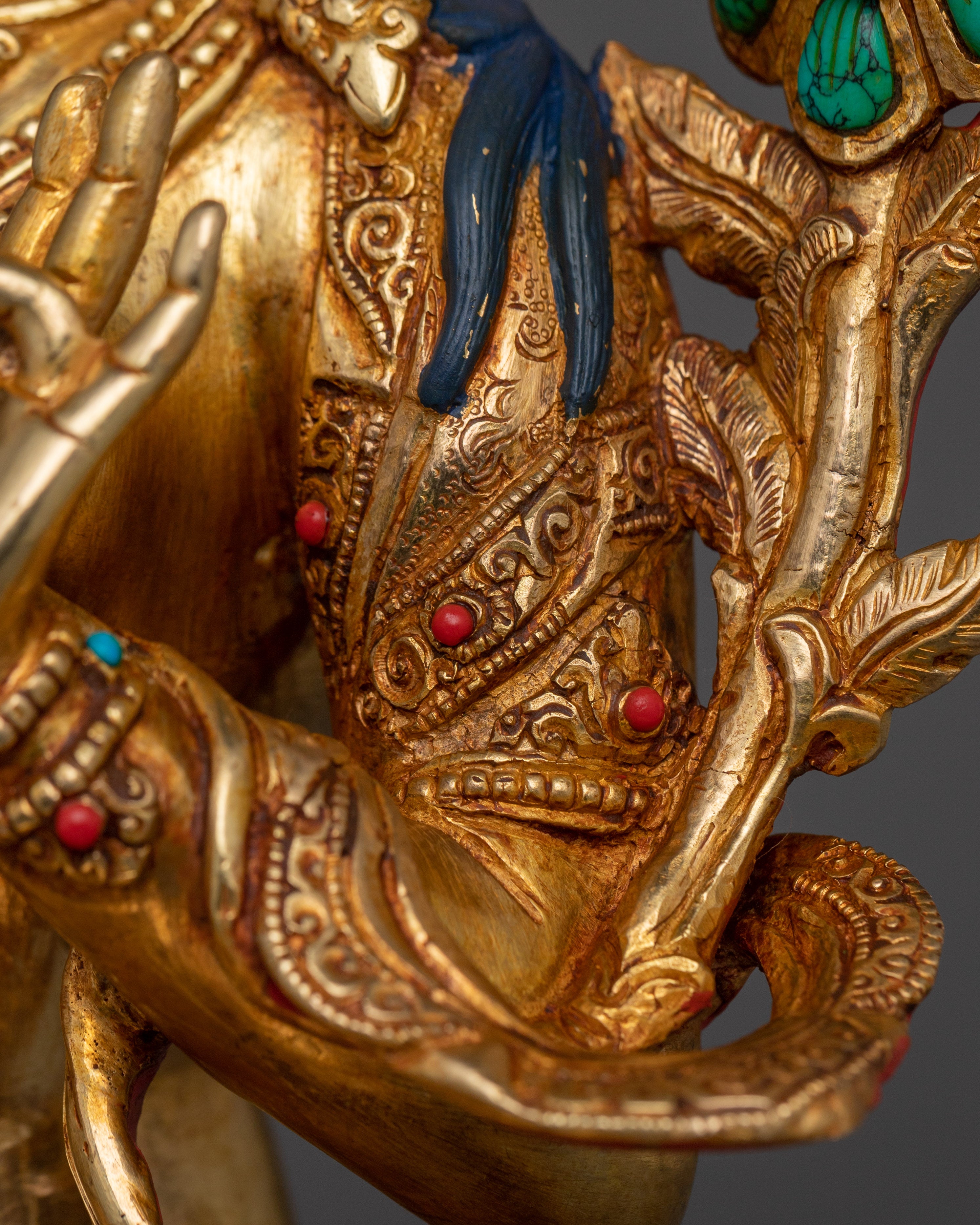 Compassionate Shyama Tara Statue | Green Tara - Mother of All Buddhas